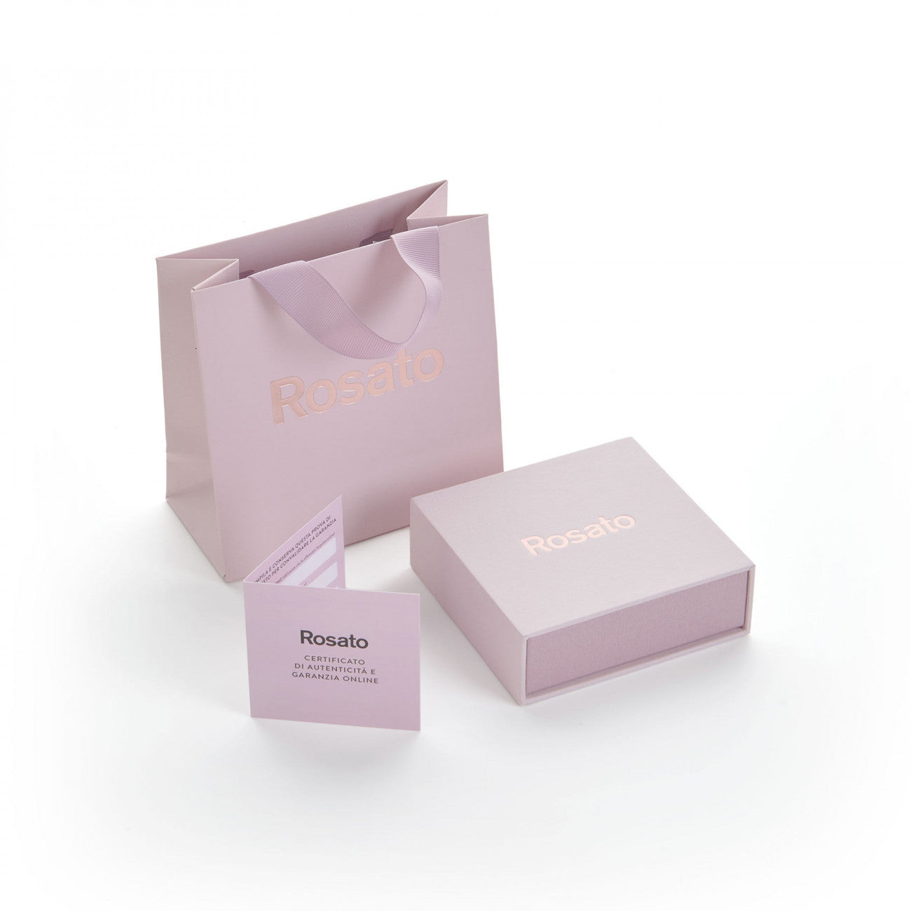 Collana corta da Donna Linea Gaia in Argento 924 Rosato ROS RZGA83