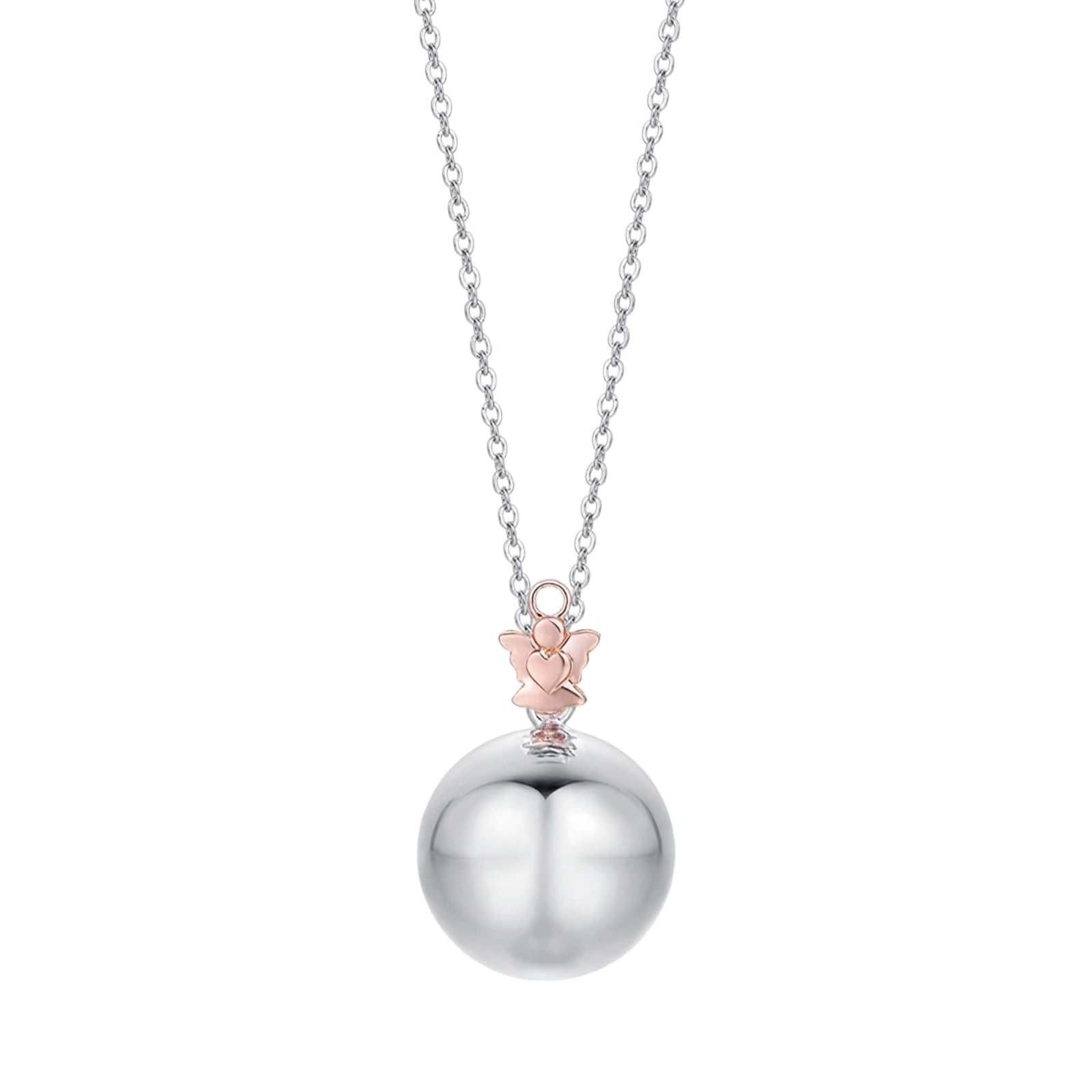 COLLANA DONNA IN ACCIAIO CIONDOLO CON ANGELO LUCA BARRA LB CK1463