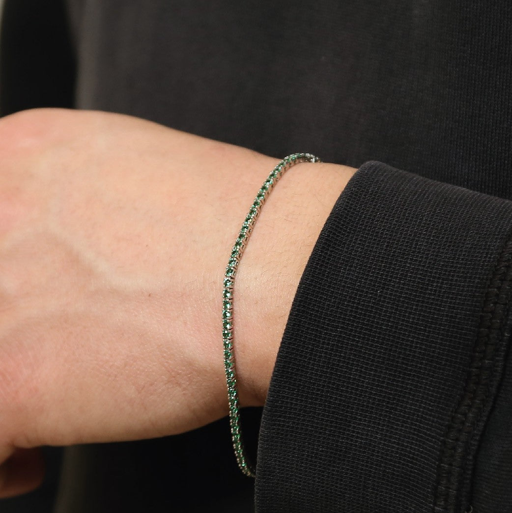 Bracciale Tennis Unisex Tiziano Argento TIZ AGTEN V