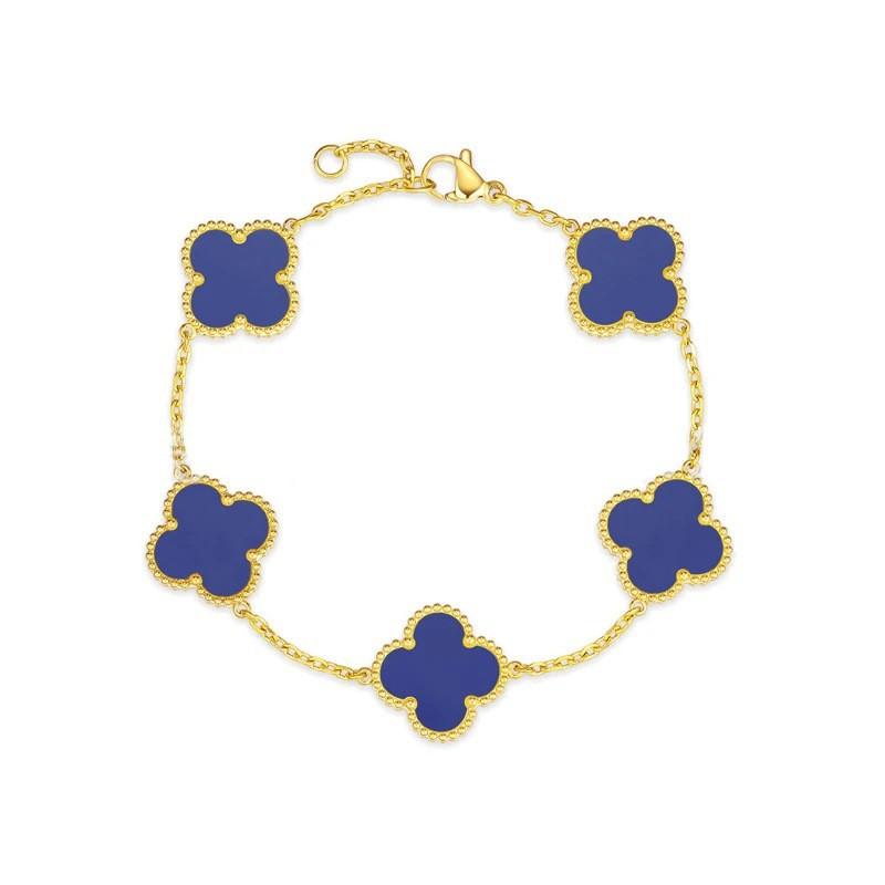 Bracciale Quadrifoglio Gold in Argento 925 TIZ AMOR 47