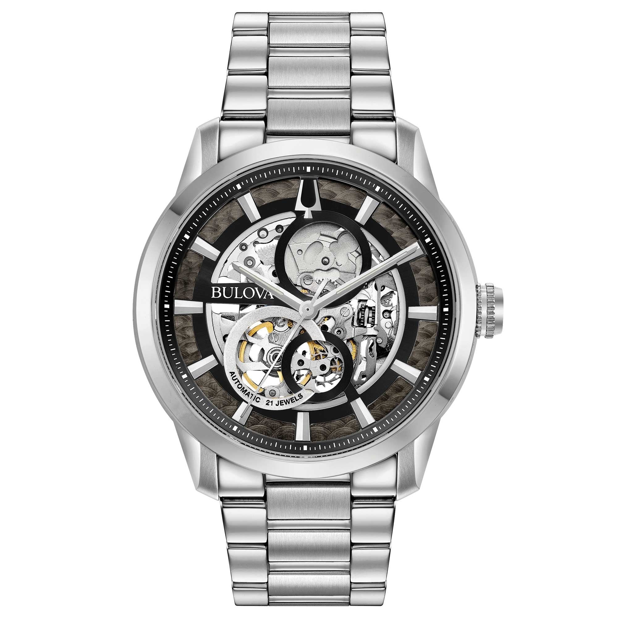 Orologio da Uomo Meccanico Sutton Bulova  BUL 96A208
