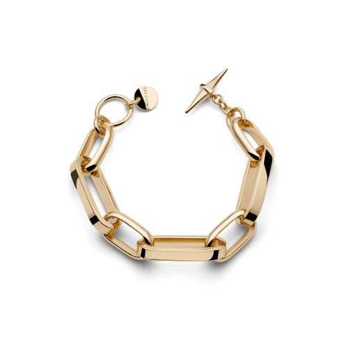 Bracciale in catena forzatina dorata Unoaerre 1AR 2637
