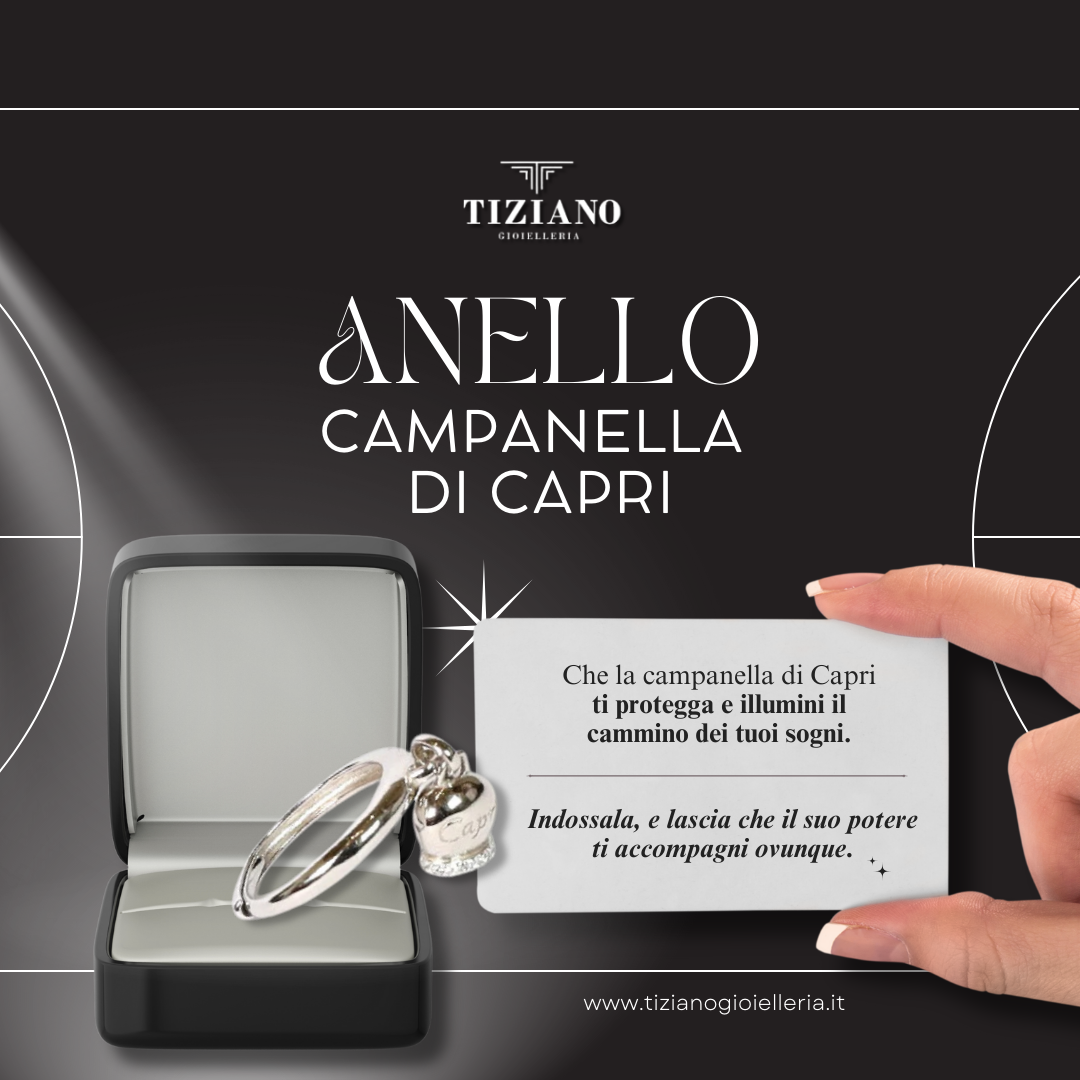 Anello Tiziano Campanella in Argento TIZ CAMPAN 03