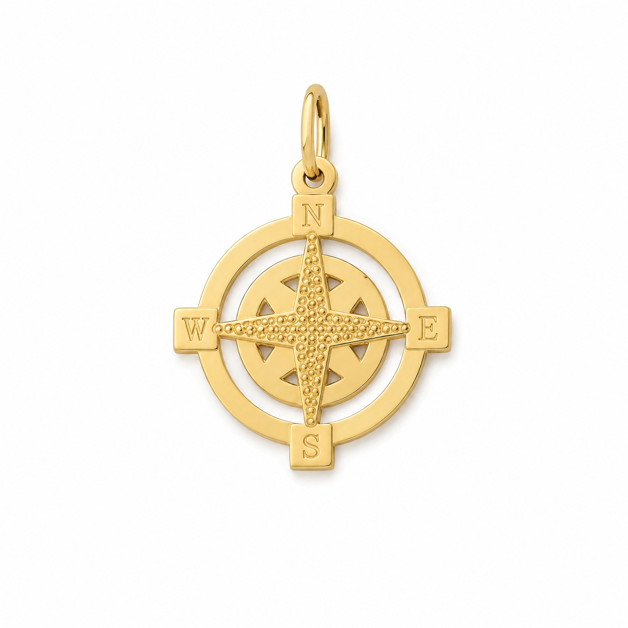 Pendente Uomo Rosa dei Venti  in oro 18Kt Tiziano TIZ ORCND 253