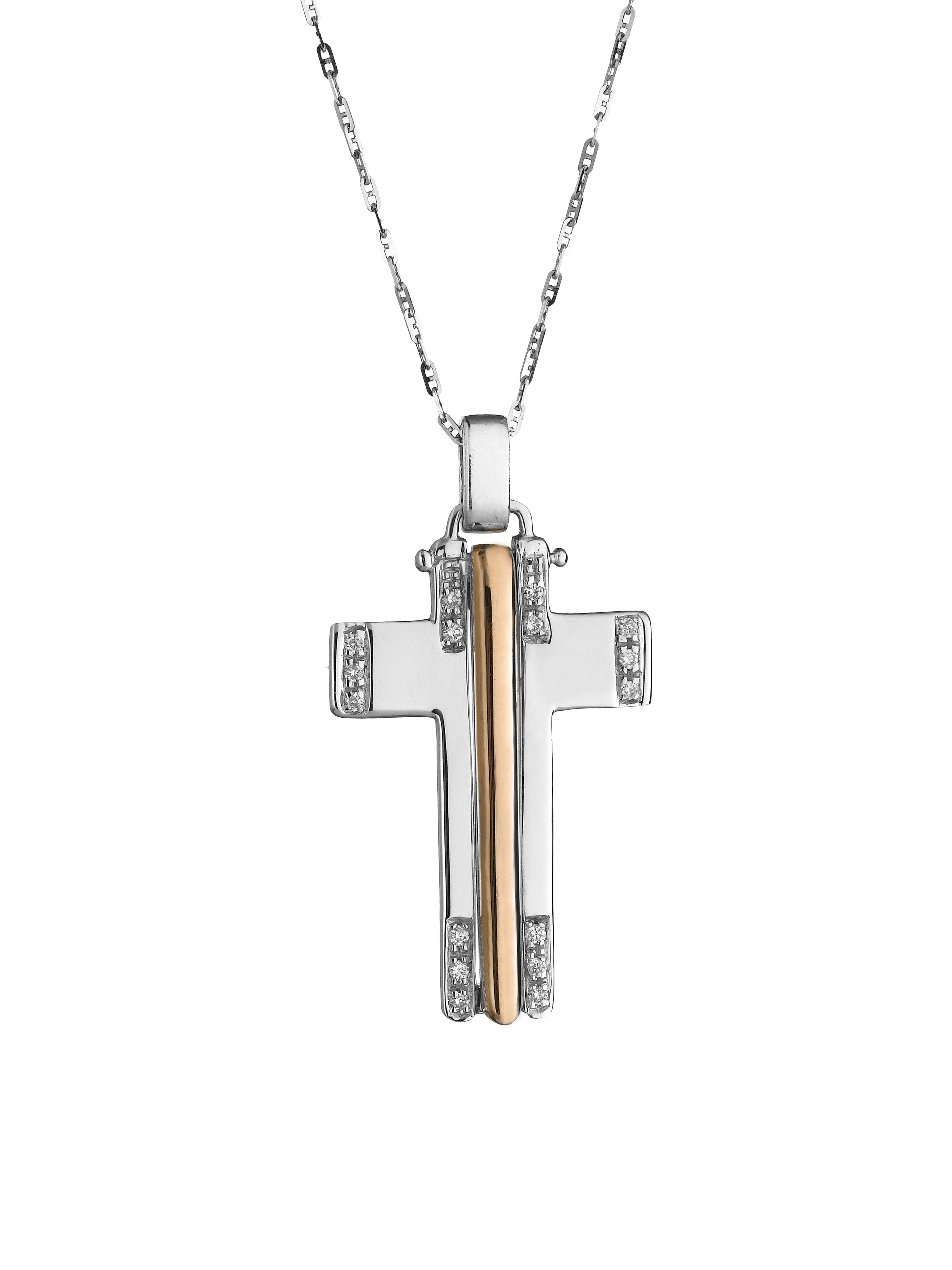 Collana da Uomo in oro 18Kt e diamanti SAR CL UM/CG