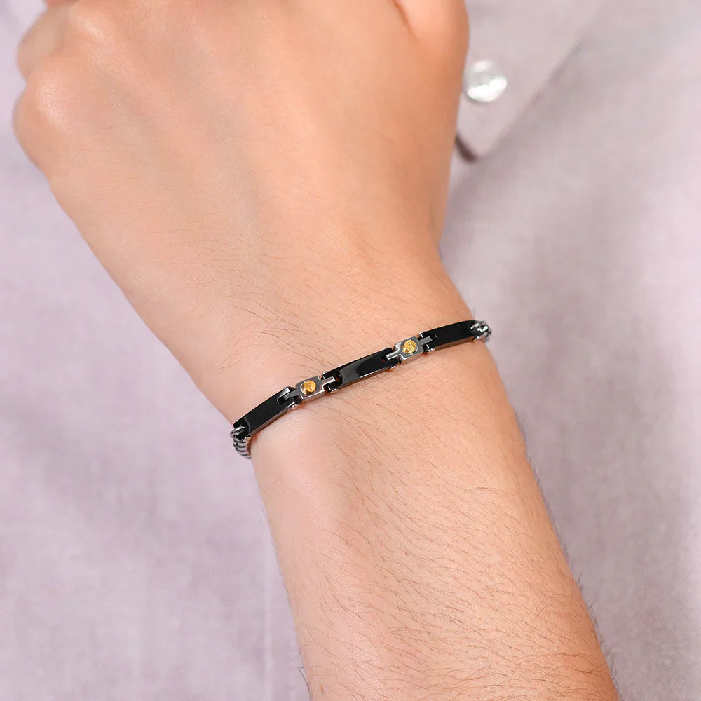 BRACCIALE UOMO IN ACCIAIO LUCA BARRA LB BA1776
