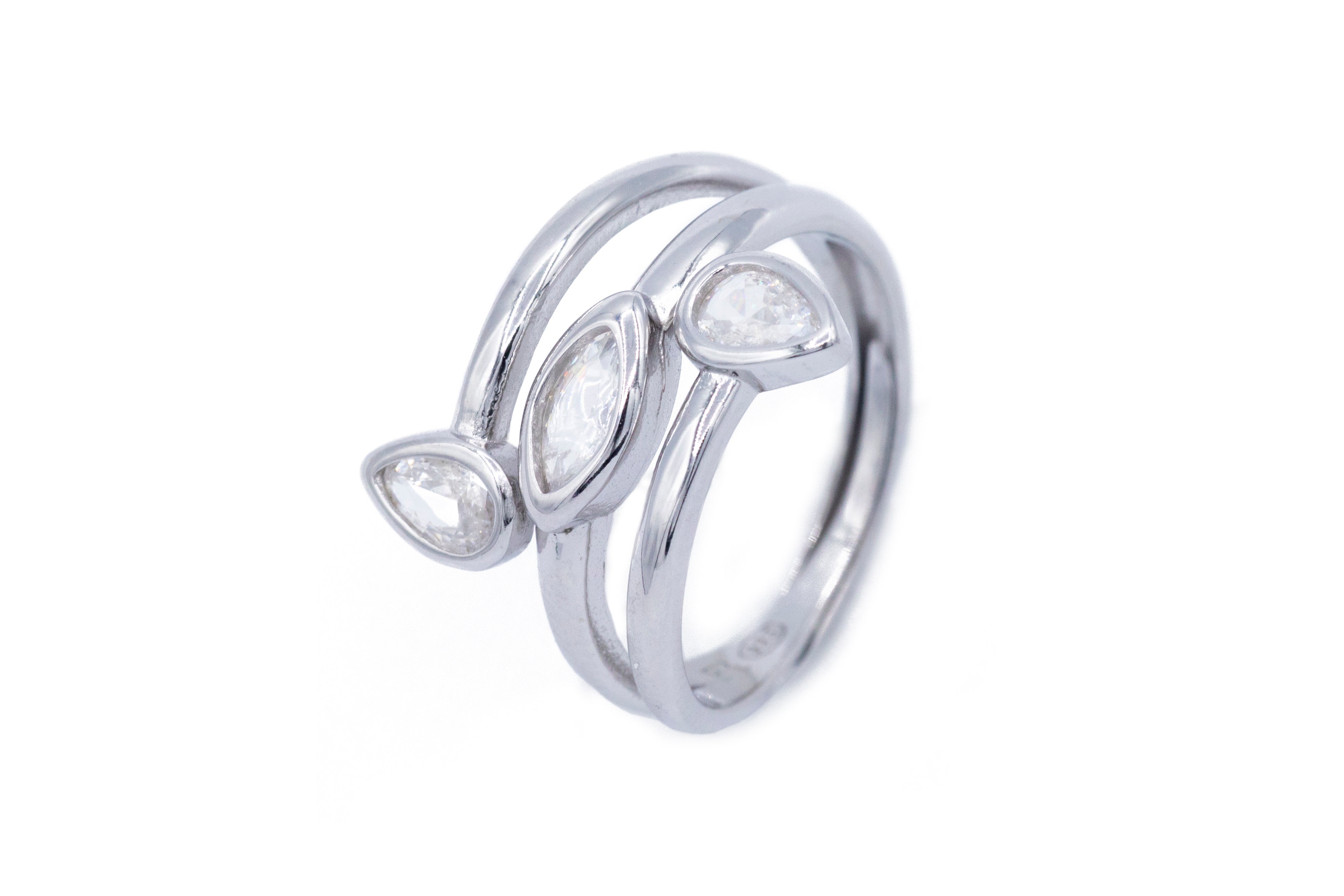 Anello da Donna TriLuce in Argento 925 TIZ DROP 18