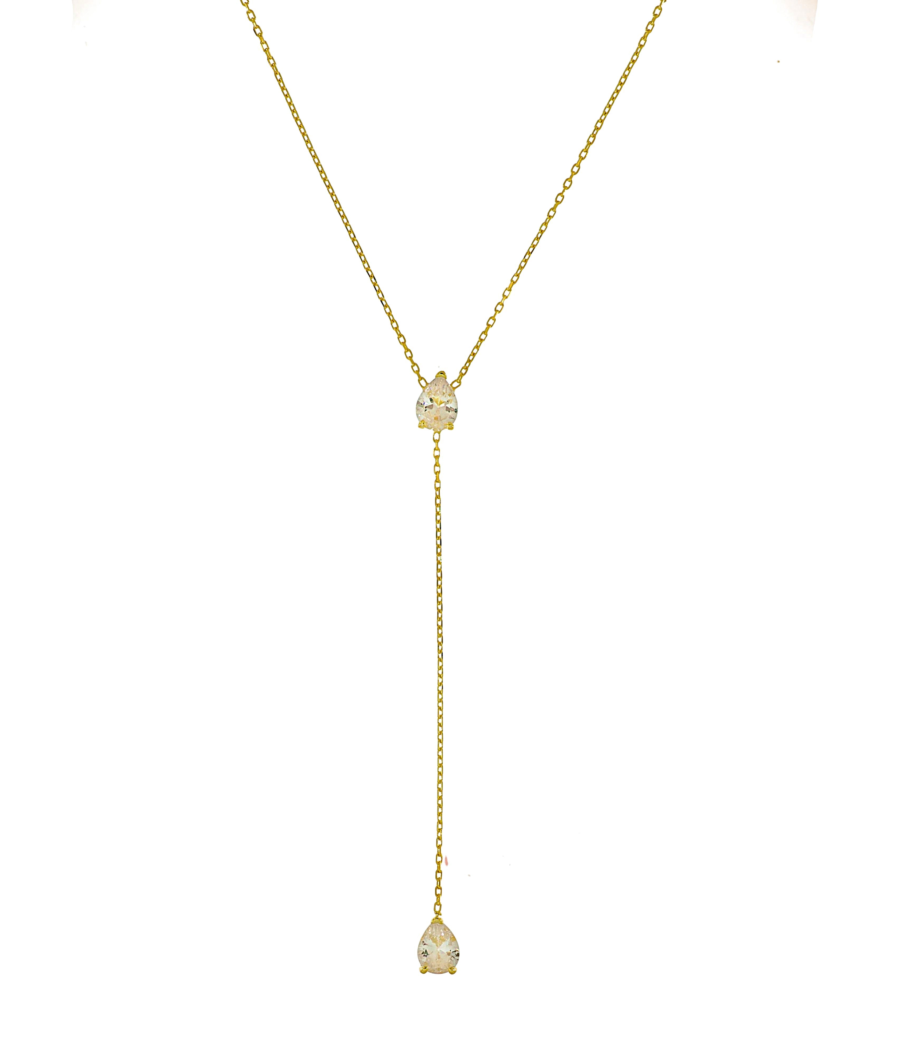 Collana da Donna Gemme di Luce Gold  TIZ DROP 01