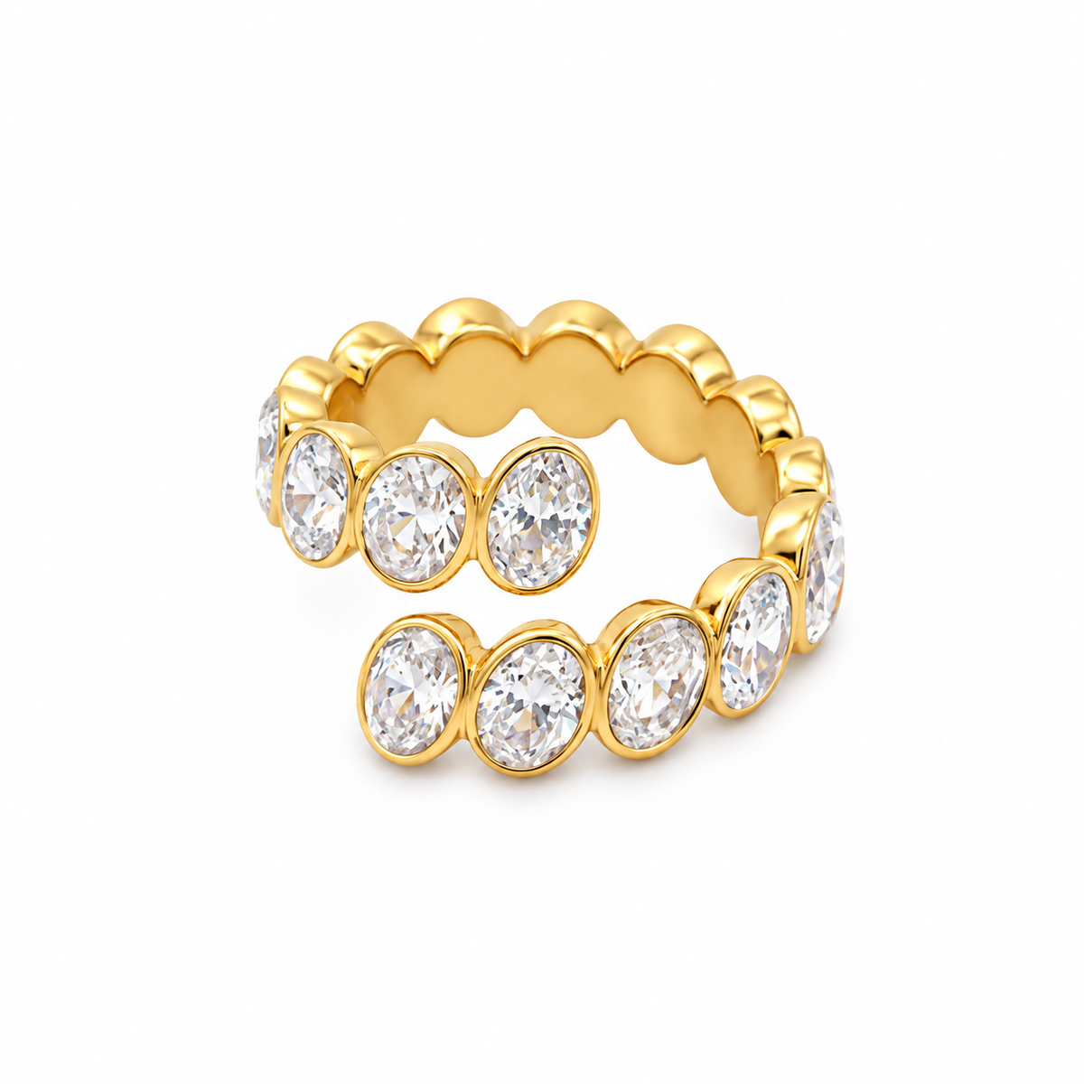 Anello da Donna Contrariè Oval Cut Argento 925 collezione Alma Rue de Mille RDM AN-039 M4 AU