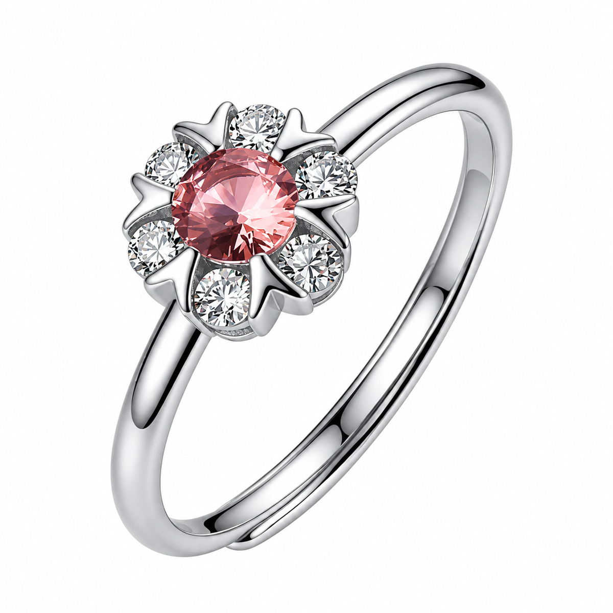 Anello da Donna con fiore in Argento 925 e cubic zirconia Brosway BROS FTP31