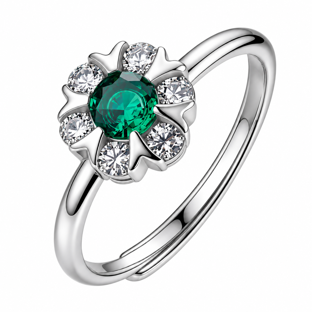 Anello da Donna con fiore in Argento 925 e cubic zirconia Brosway BROS FLG159
