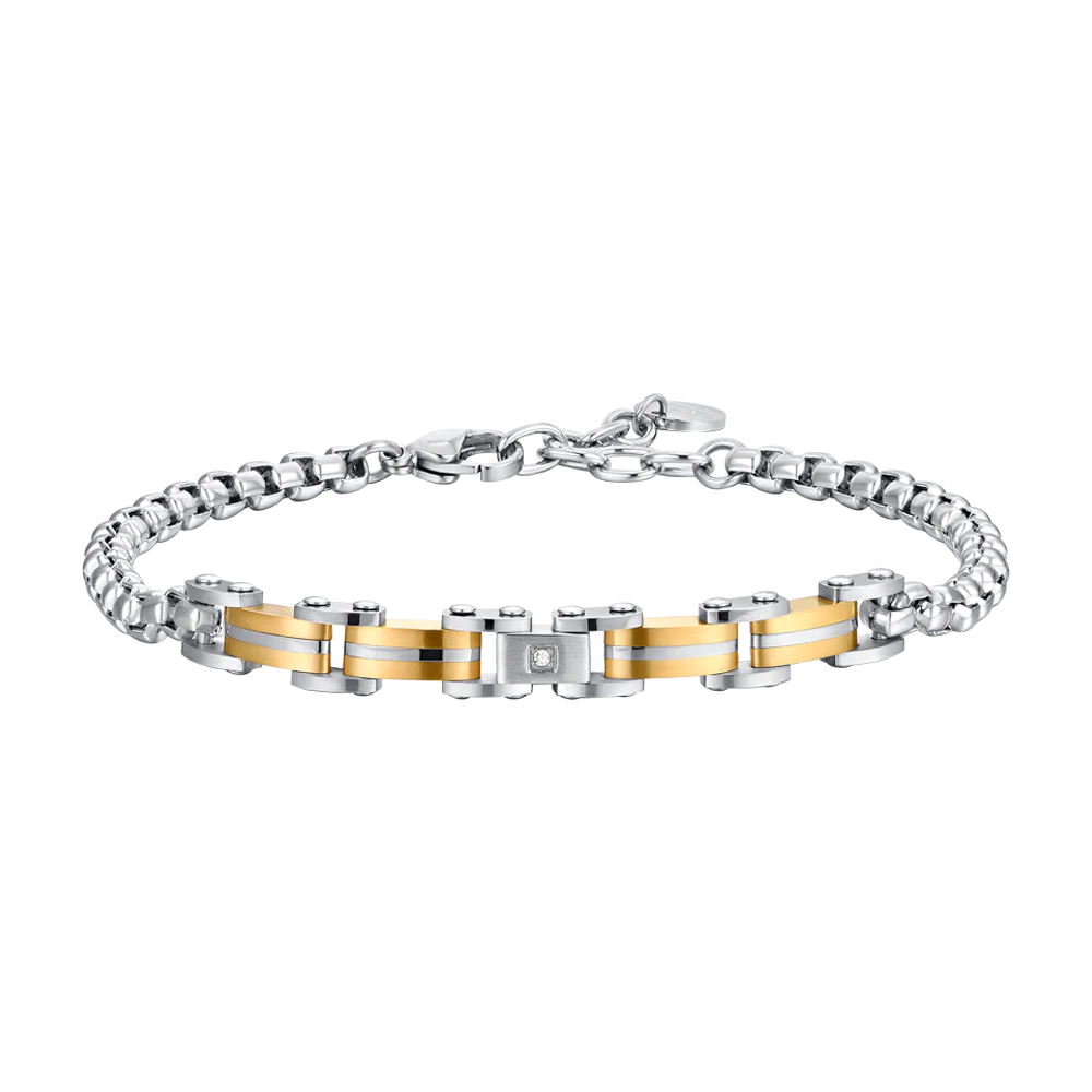 BRACCIALE UOMO IN ACCIAIO LUCA BARRA LC BA1773