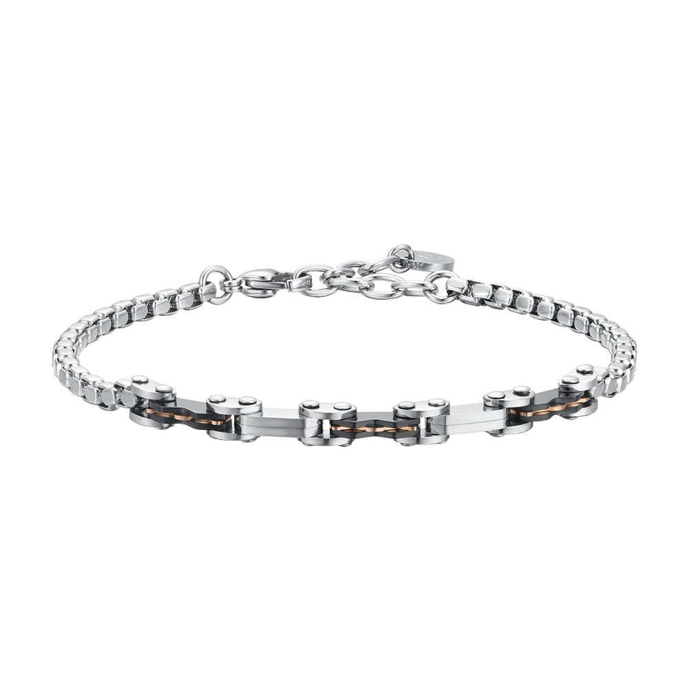 BRACCIALE UOMO IN ACCIAIO LUCA BARRA LB BA1796