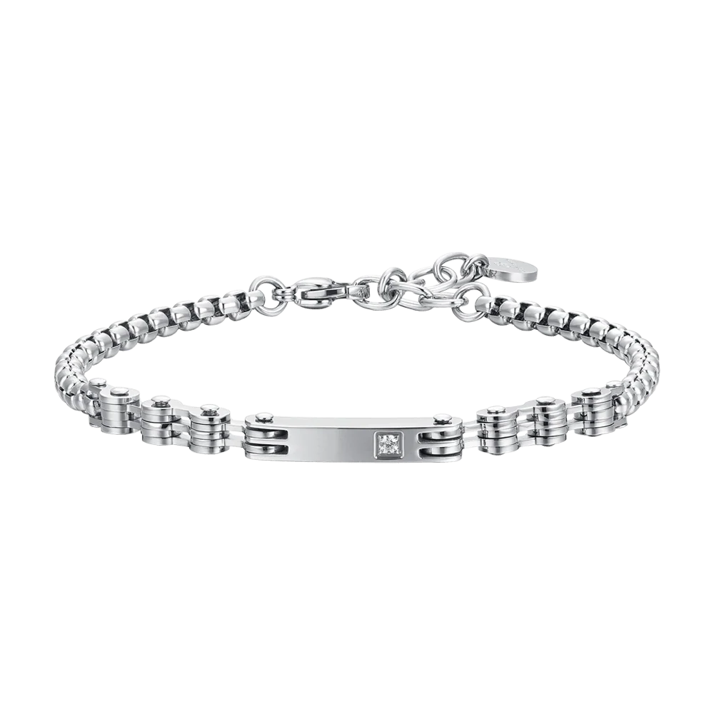 BRACCIALE UOMO IN ACCIAIO LUCA BARRA LB BA1798