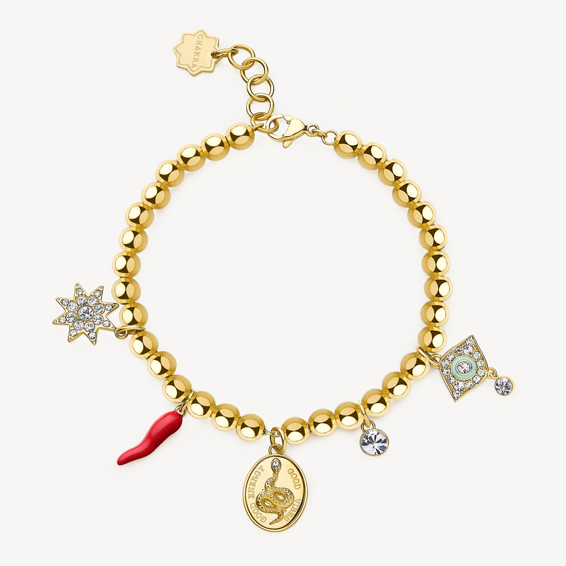 Bracciale da donna CHAKRA MISTICI in Acciaio BROS BHKB149