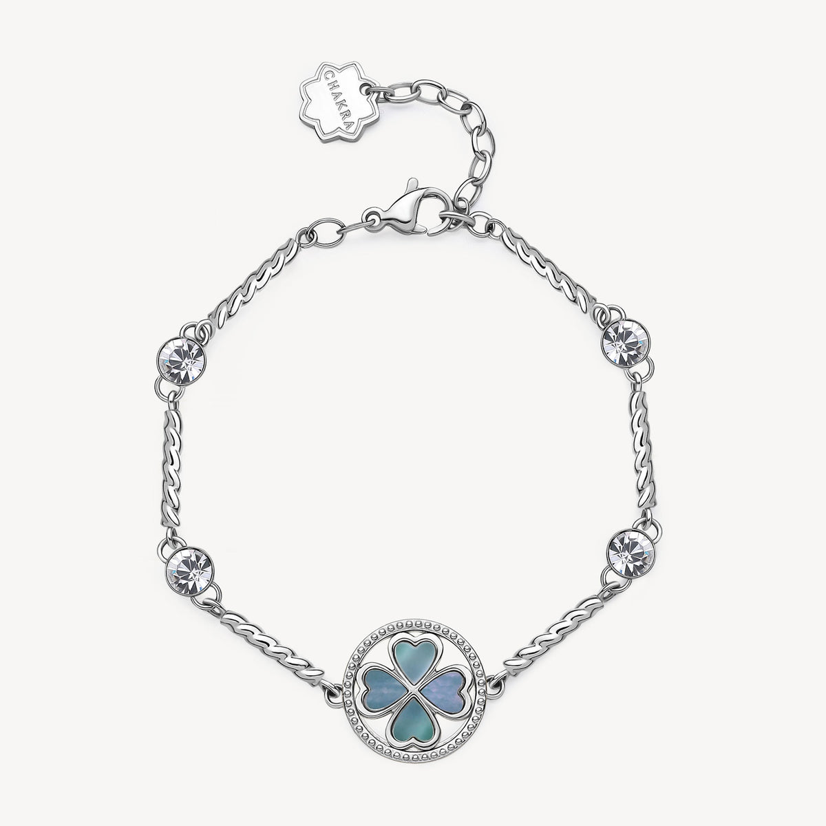 Bracciale donna Brosway Chakra BHKB211 acciaio 316L cuore e cristalli