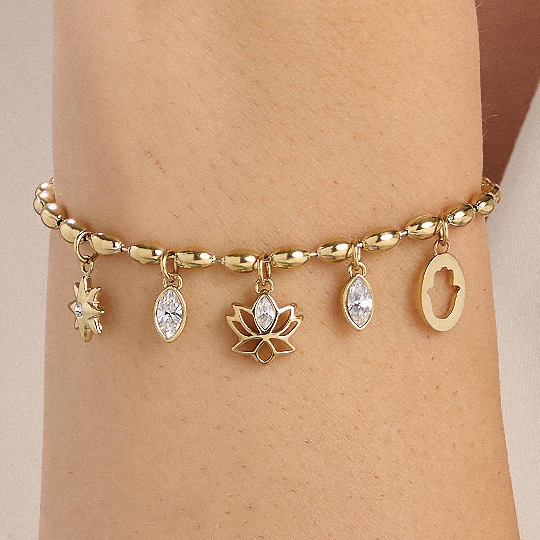 Bracciale Donna CHAKRA Mistici in Acciaio BROS BHKB252