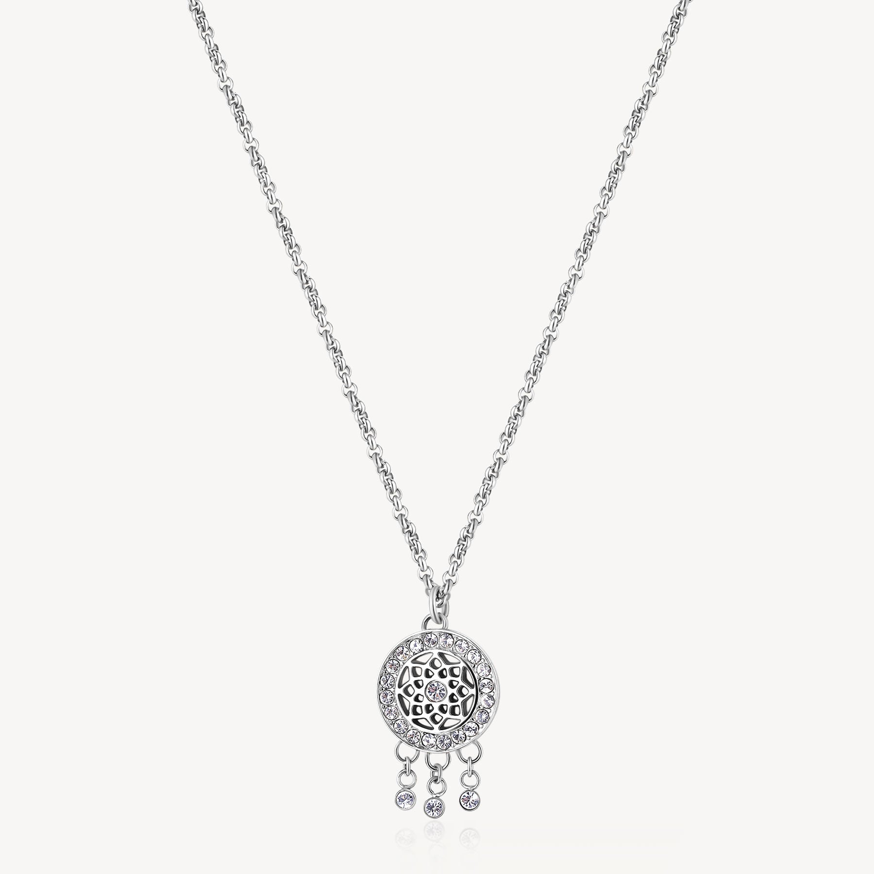Collana da Donna CHAKRA Acchiappasogni in Acciaio BROS BHKN095