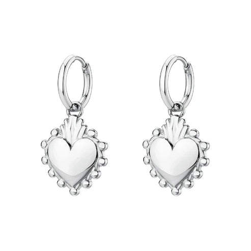 Orecchini da donna in acciaio Cuore Brosway BROS BHKE196