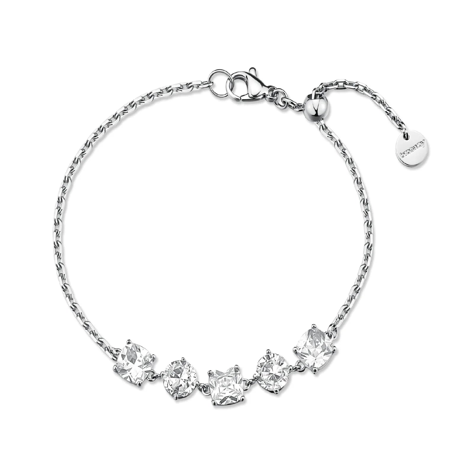 Bracciale da Donna Brosway in acciaio con zirconi bianchi BROS BIG11