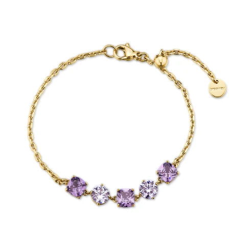 Bracciale da Donna in acciaio e zirconi viola Brosway BROS BIG13