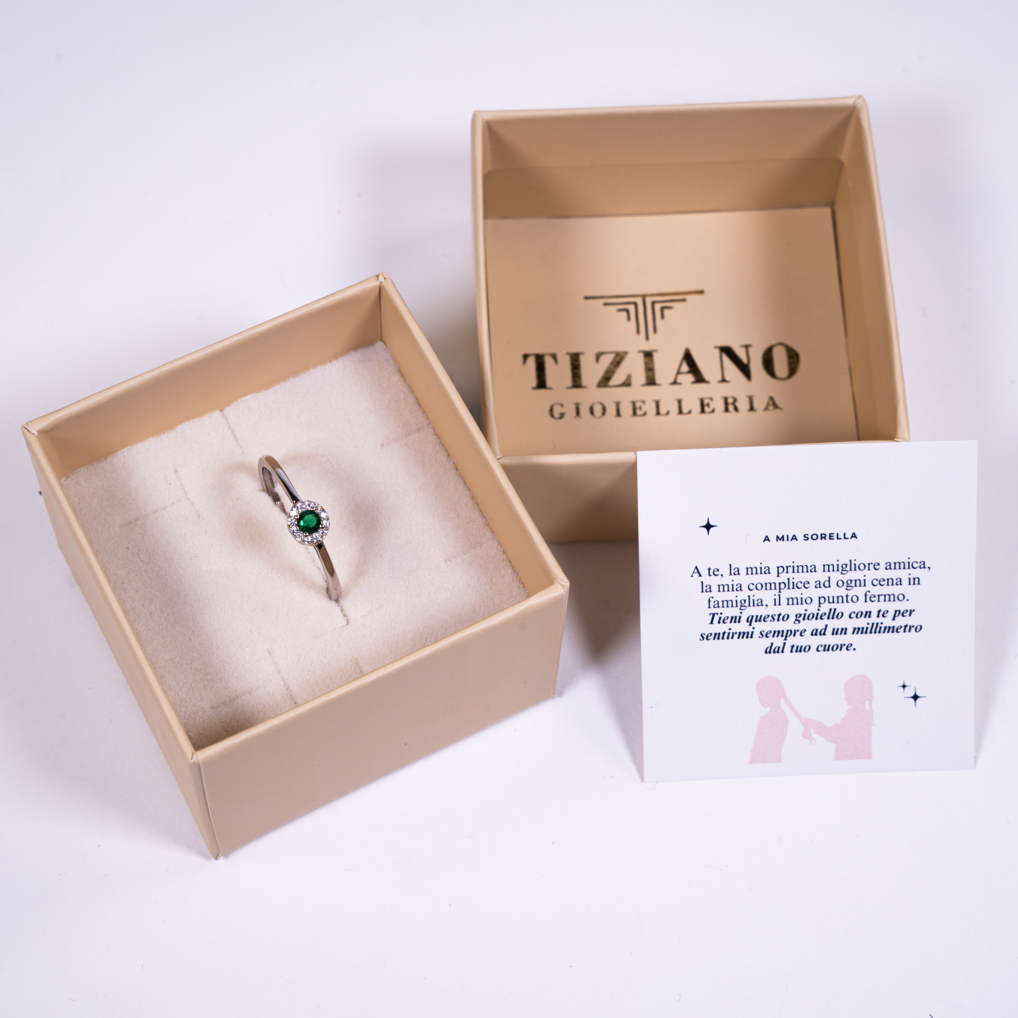 Anello "Amore Eterno" – Il Regalo Perfetto per la Sorella Minore