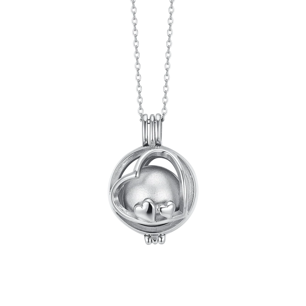 COLLANA CHIAMA ANGELI DONNA CON CUORI LUCA BARRA LB CK2001