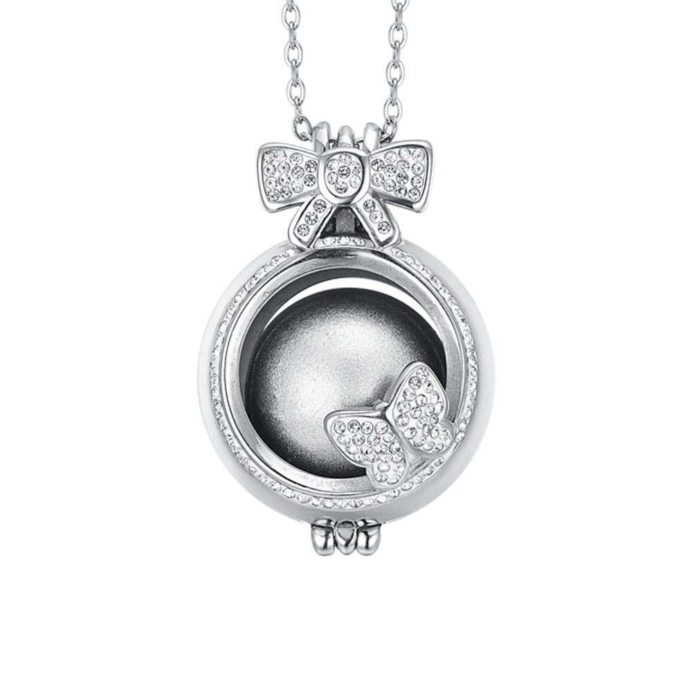 COLLANA CHIAMA ANGELI DONNA CON FIOCCO LUCA BARRA LB CK2002