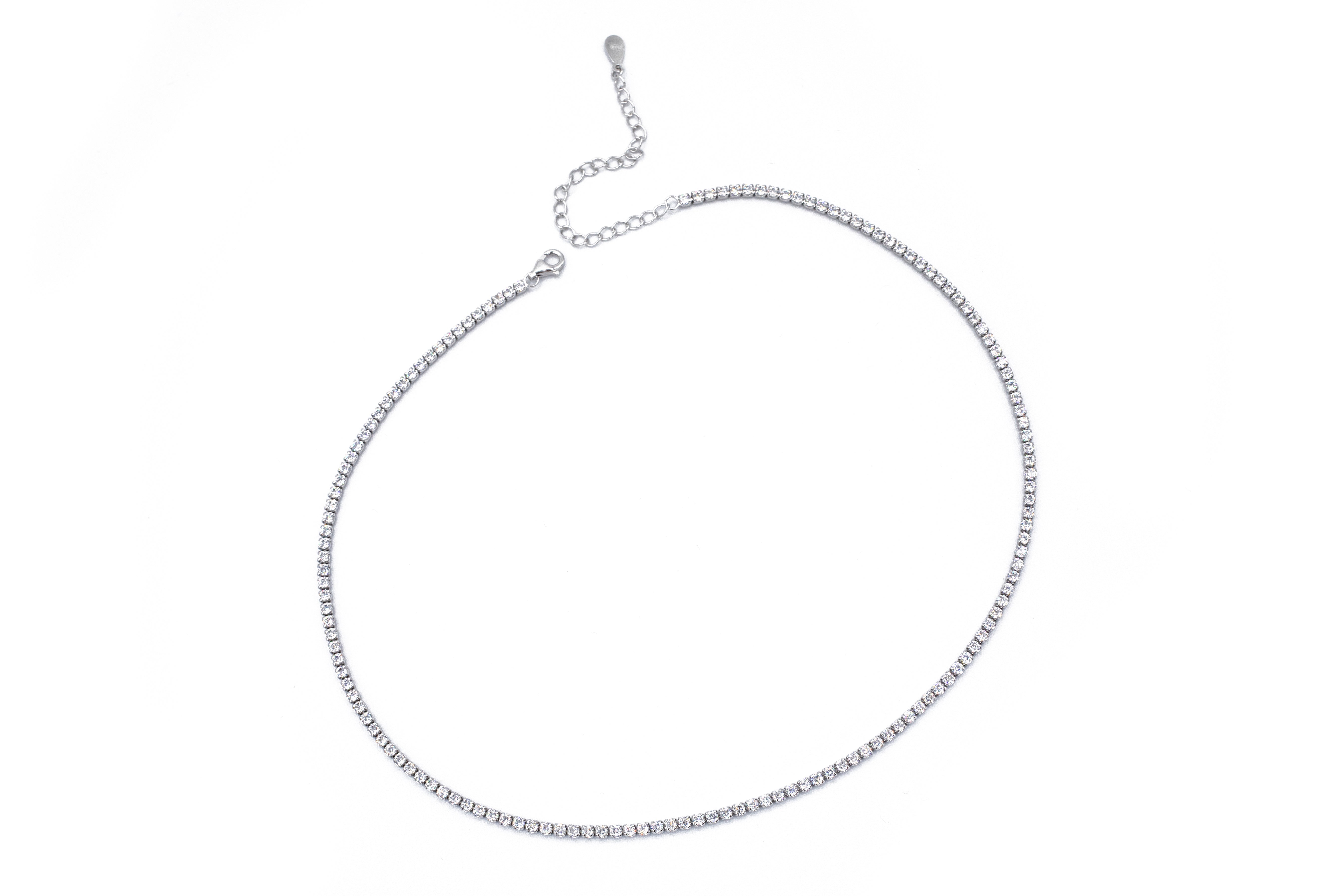 Collana Tennis da Donna Infinity in Argento 925 TIZ DROP 03
