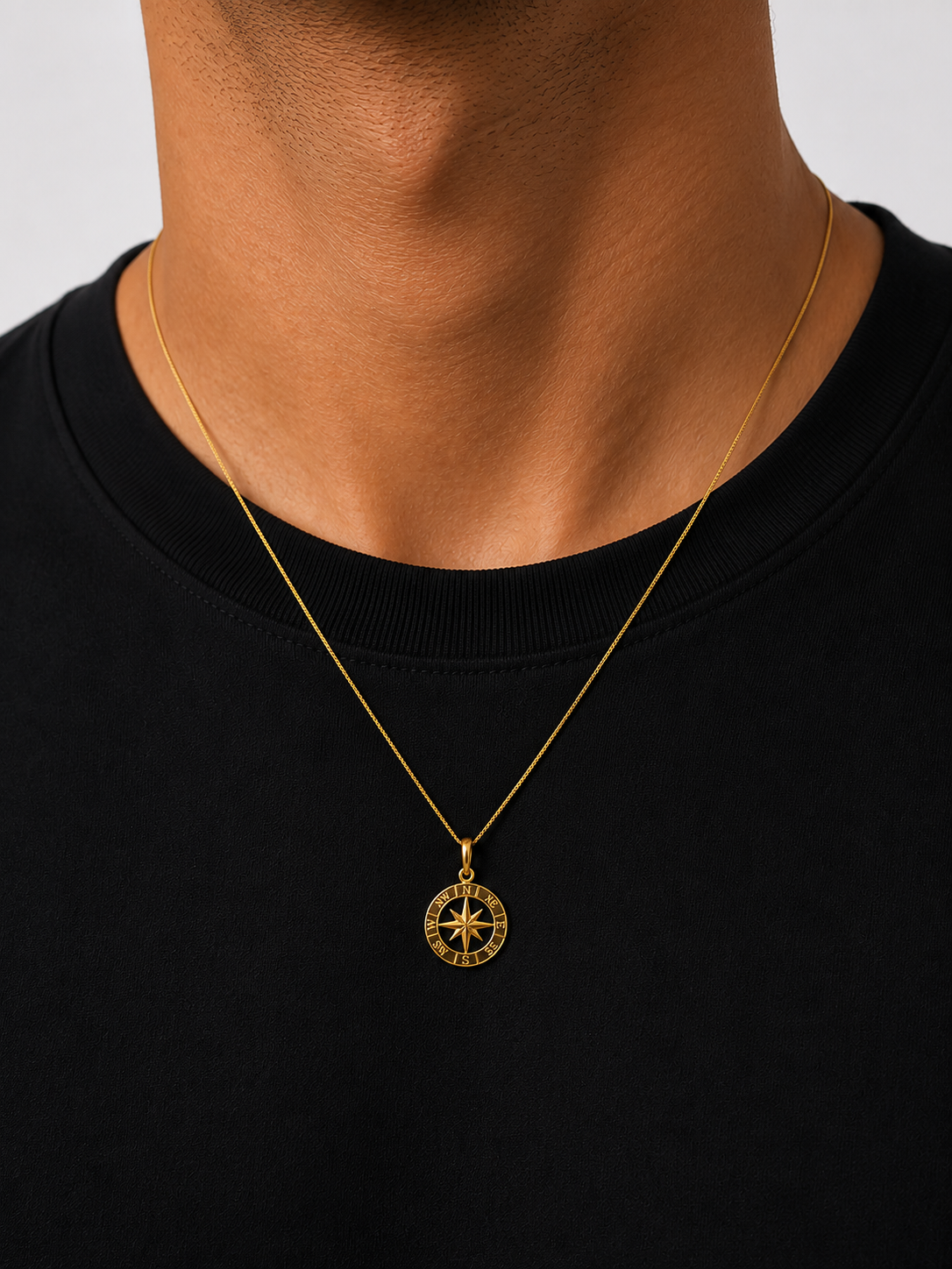 Pendente Uomo Rosa dei Venti in oro 18Kt Tiziano TIZ ORCND 522