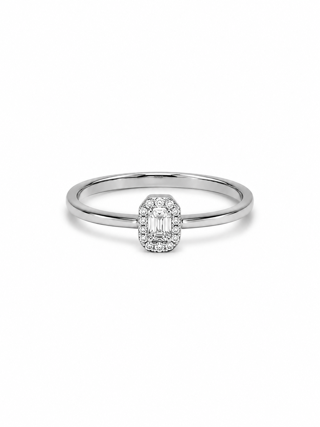 Anello Solitario da Donna Pg Gioielli in oro 18Kt e diamanti PG ANWISH-Q