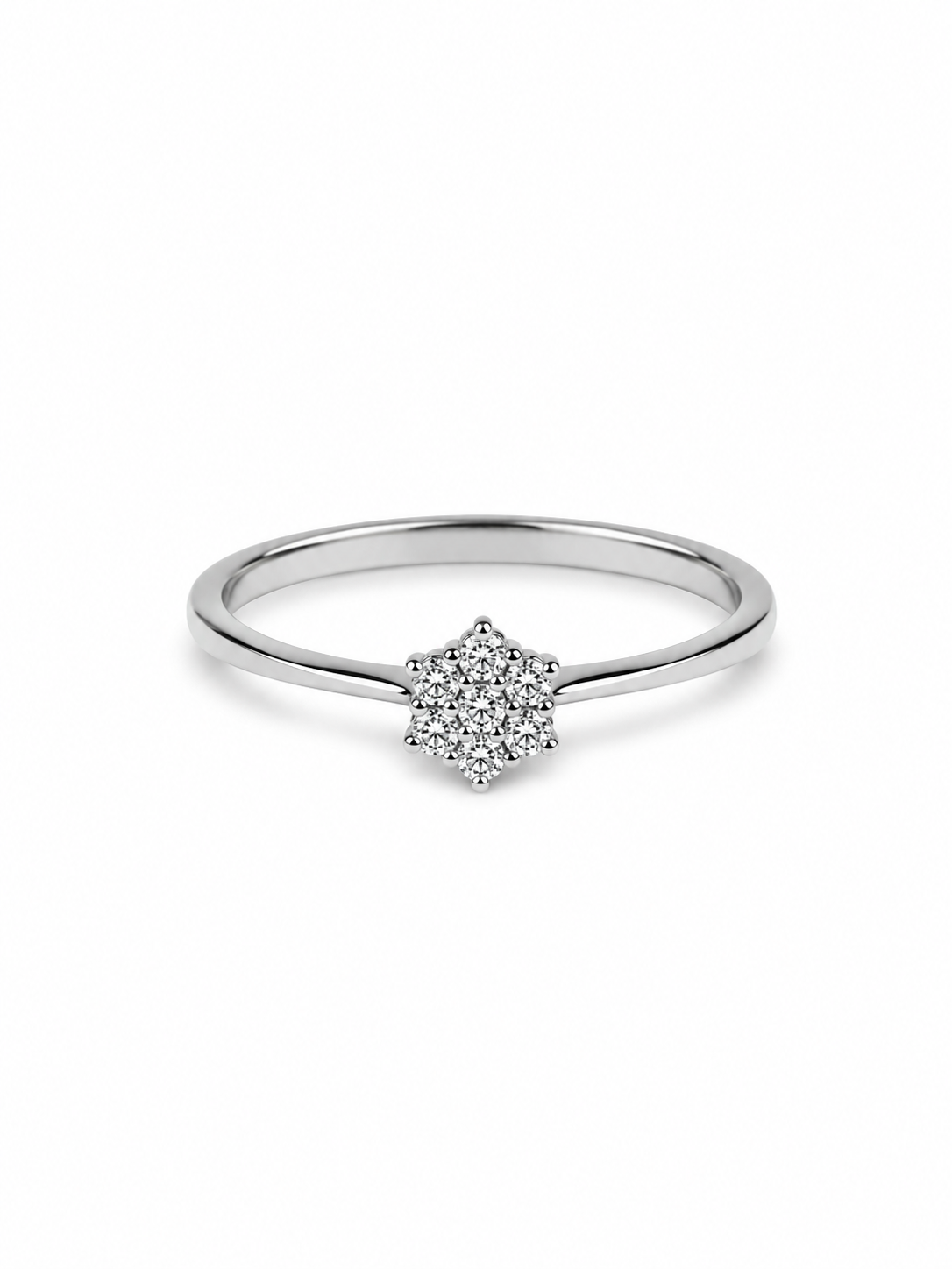 Anello Solitario da Donna in oro 18Kt e diamanti DESIRE'