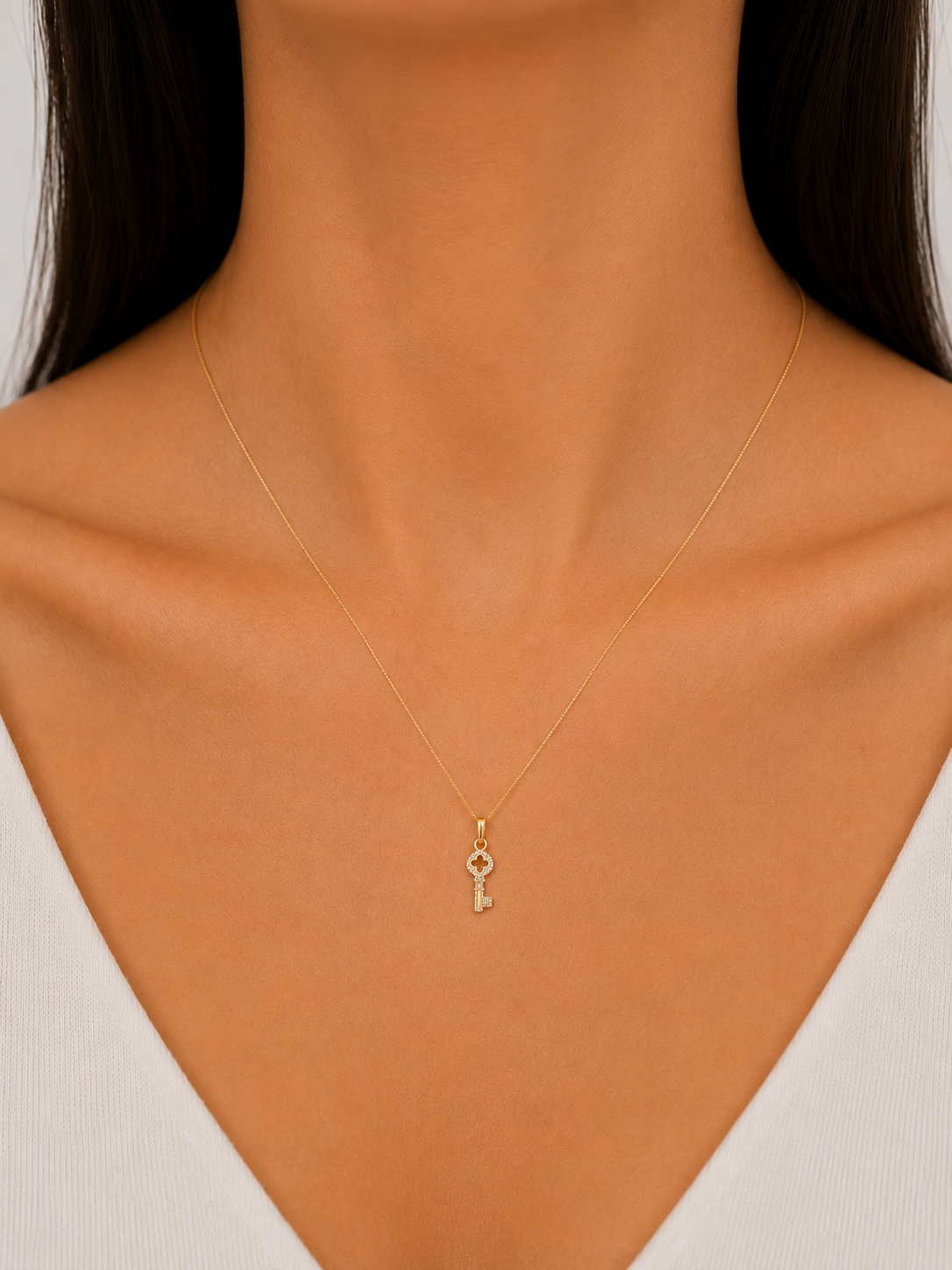 Pendente Donna Chiave in oro 18Kt Unisex TIZIANO TIZ ORCND 306