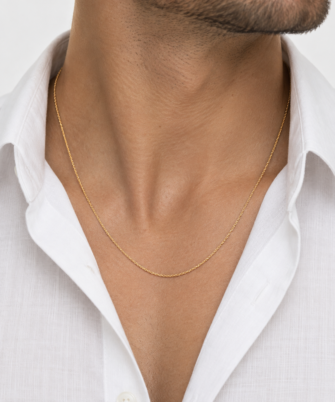 Collana Unisex a Maglia Intrecciata in Oro 18Kt TIZIANO TIZ ORCOLL 133