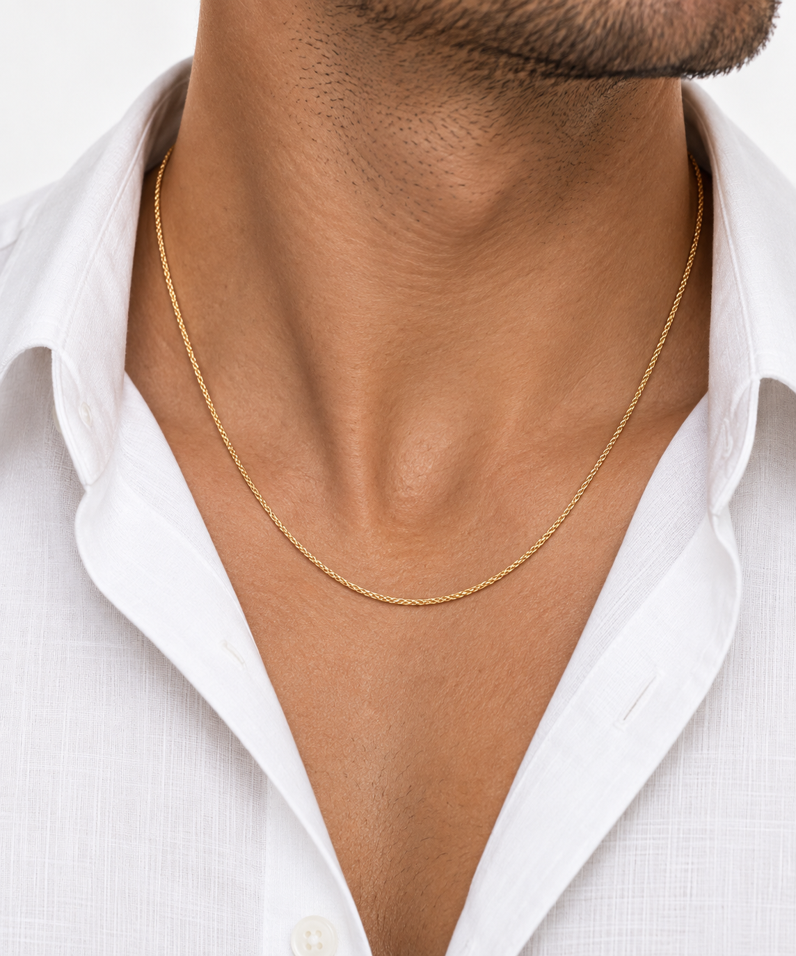 Unisex-Halskette aus 18 Karat Gold TIZIANO TIZ ORCOLL 19