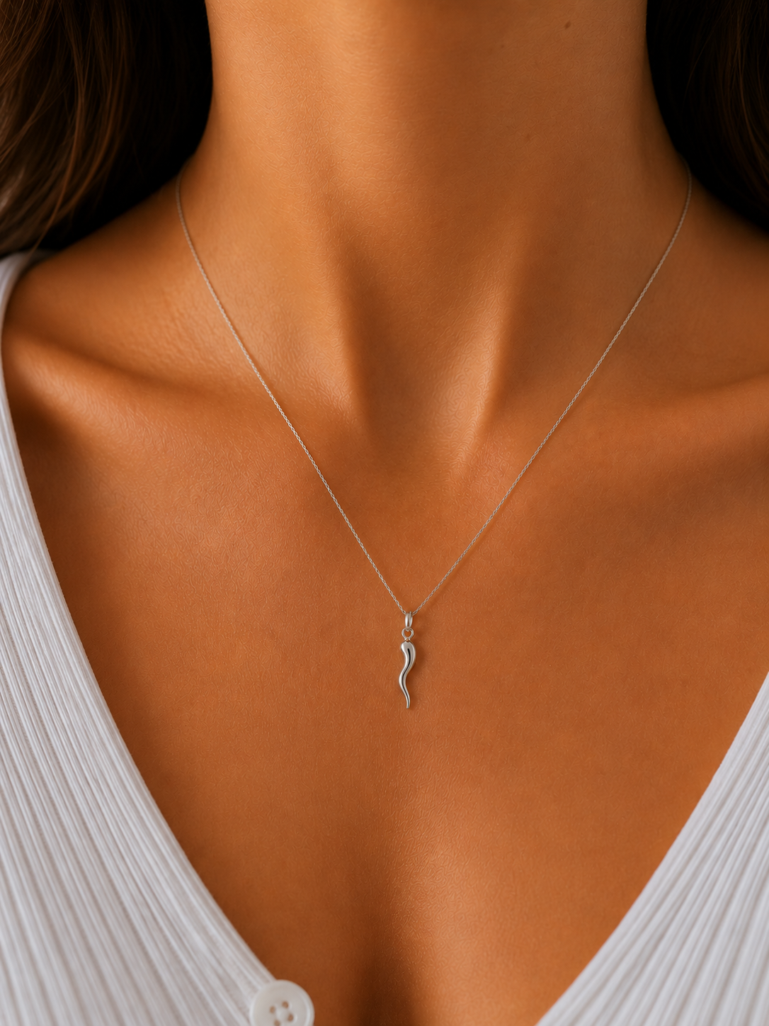 Charm Cornetto Portafortuna in oro 18Kt Unisex TIZIANO TIZ ORCORN 21