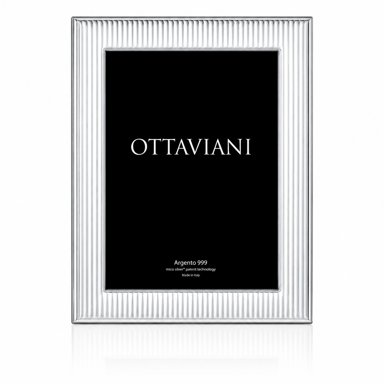 Portafoto Gessato 13x18 Ottaviani in Argento OTT 1037A
