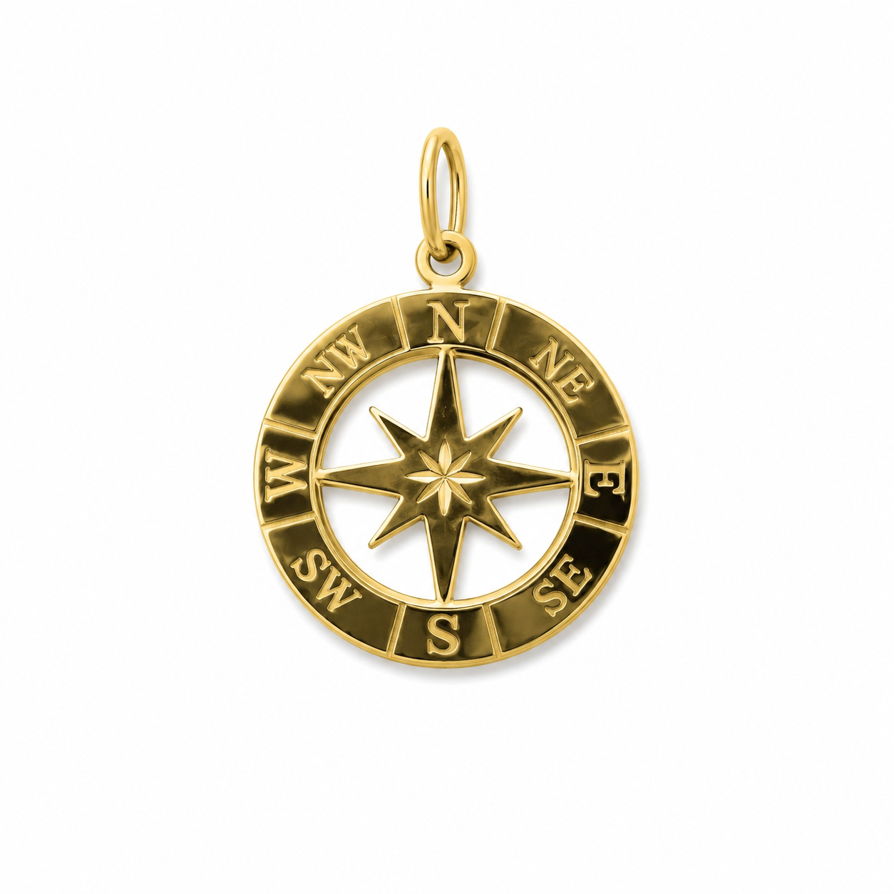Pendente Uomo Rosa dei Venti in oro 18Kt Tiziano TIZ ORCND 522