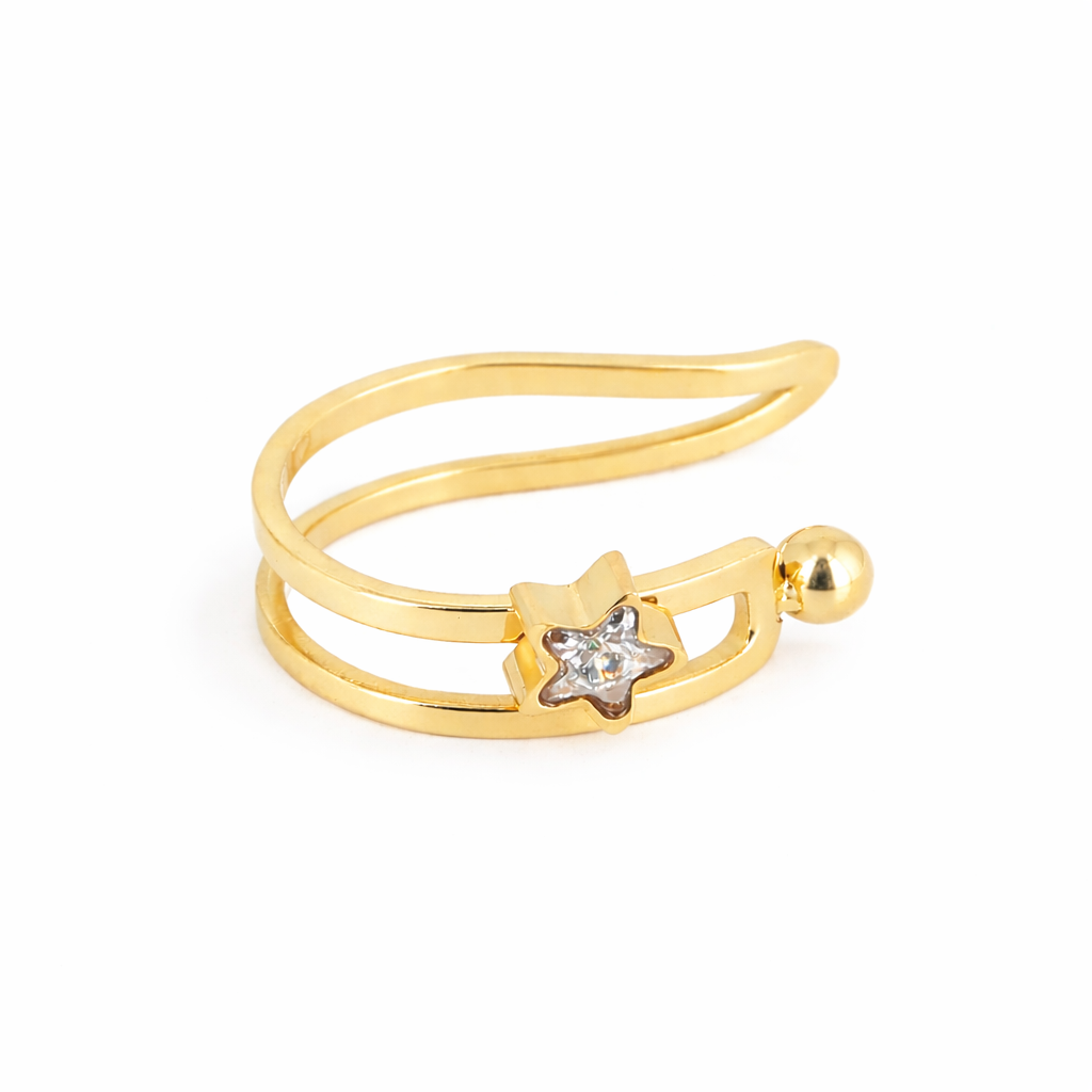 Earcuff da Donna Demeter in Acciaio ZAG ZAG SLK21218-01WHT