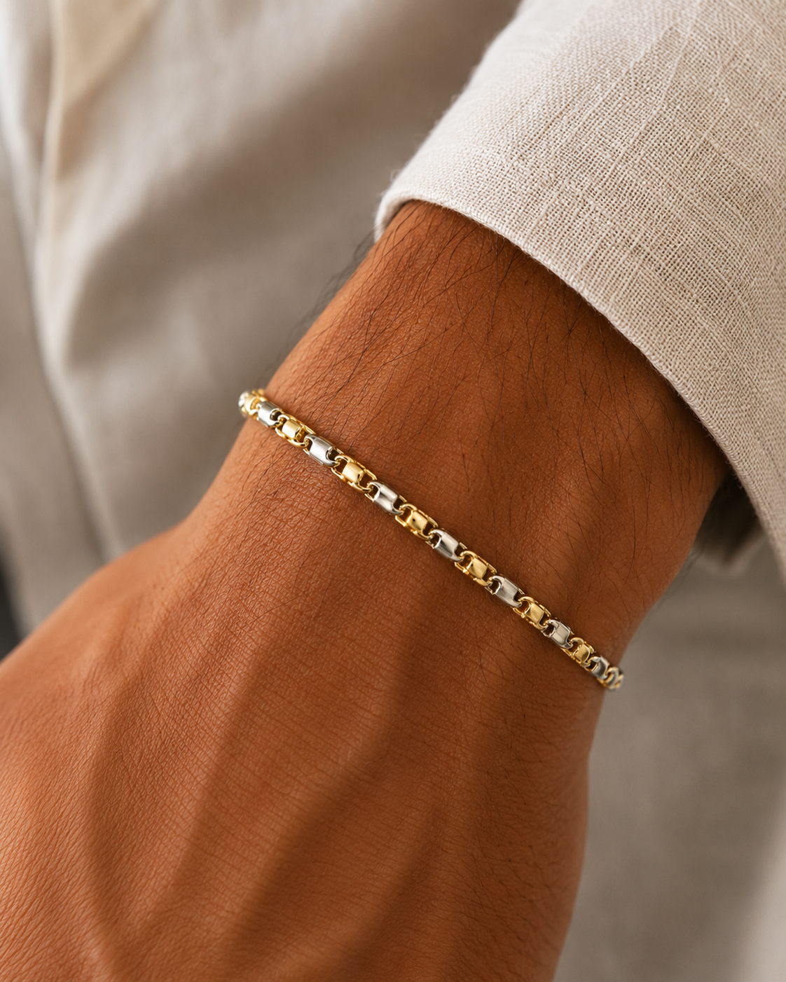 Bracciale da Uomo in oro 18Kt TIZIANO TIZ ORBR 398