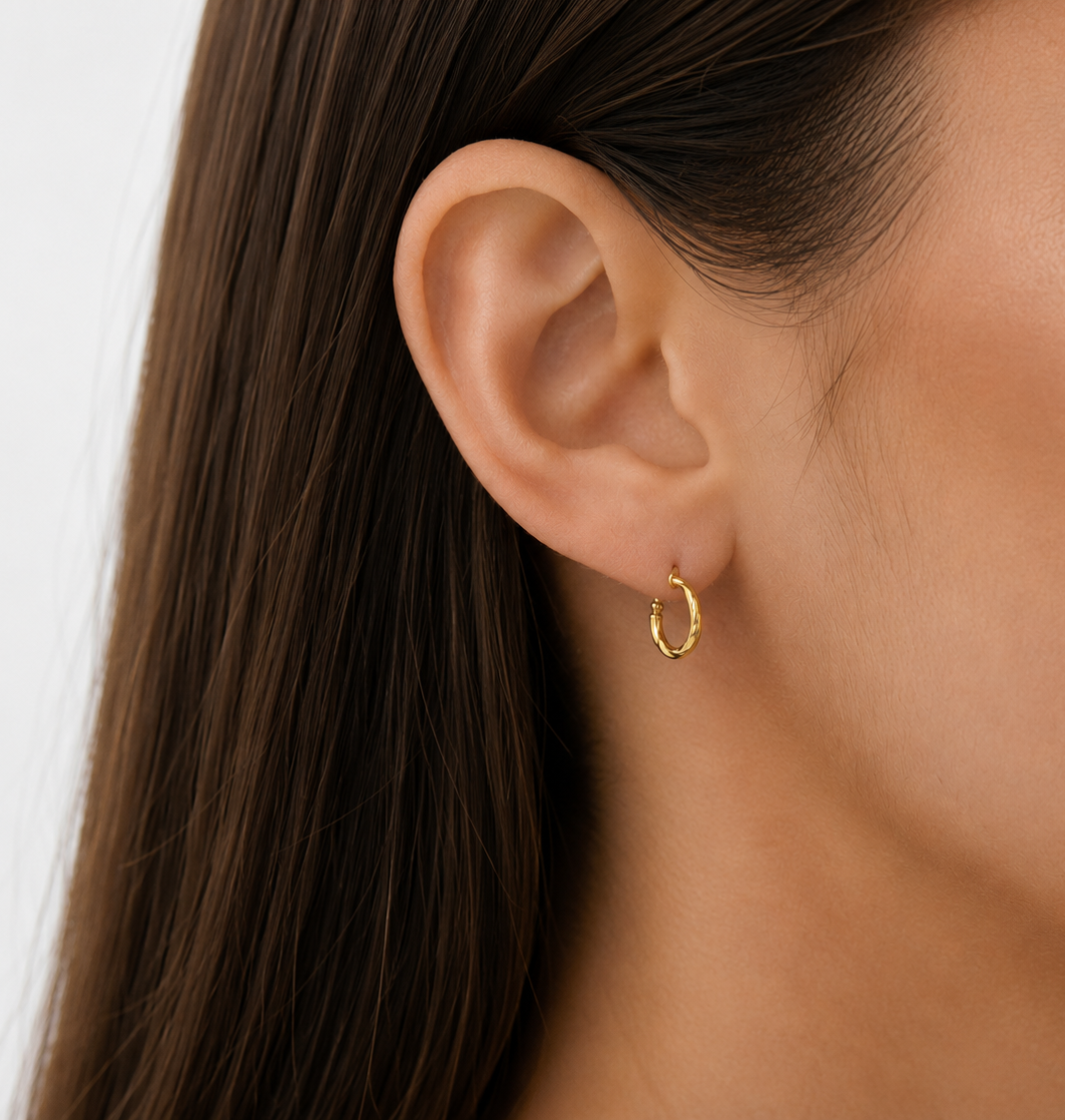 Orecchini A Cerchio in oro giallo 18Kt TIZIANO TIZ OR 129