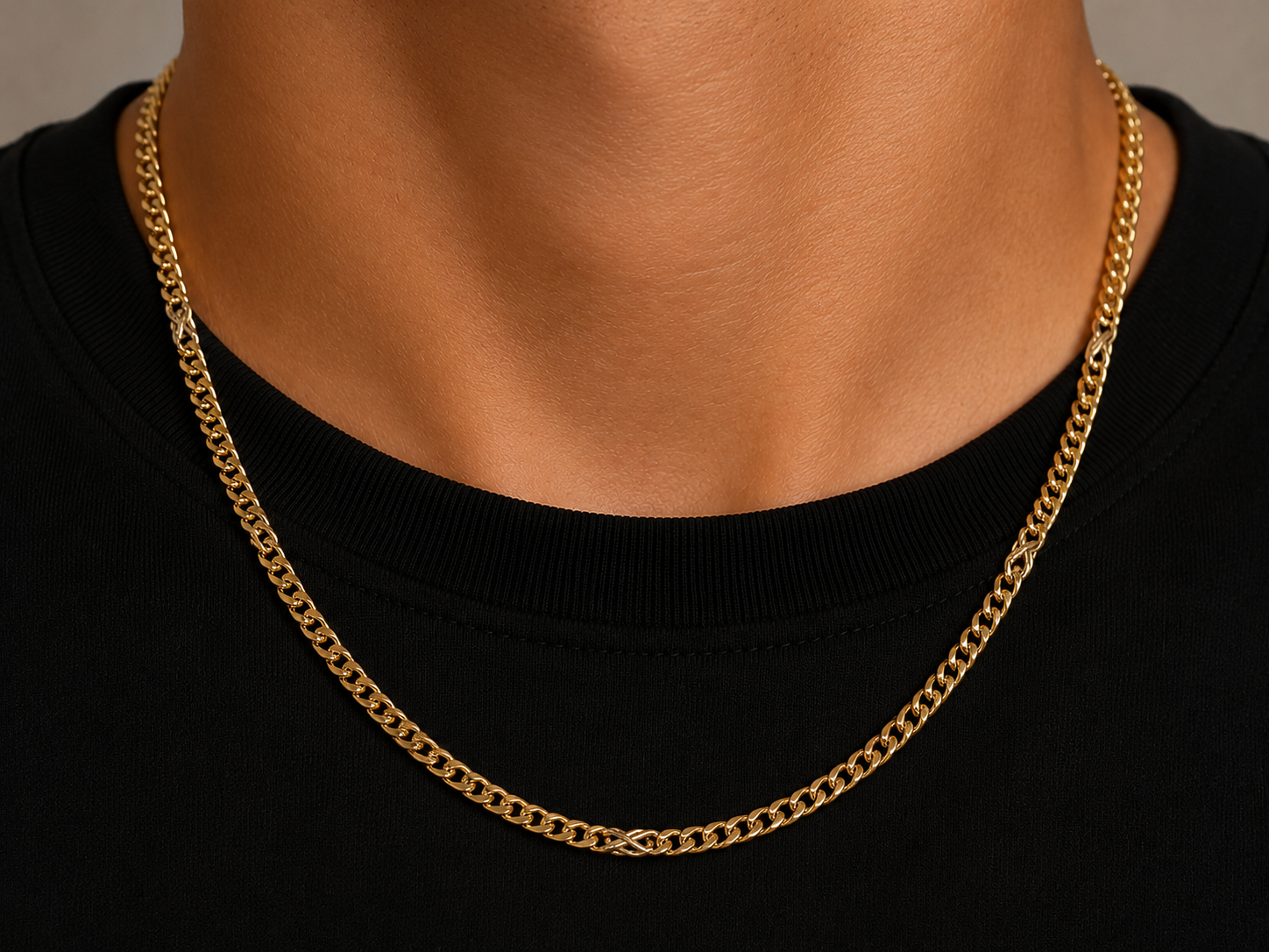 Collana da Uomo in oro 18Kt TIZIANO TIZ ORCOLL 50
