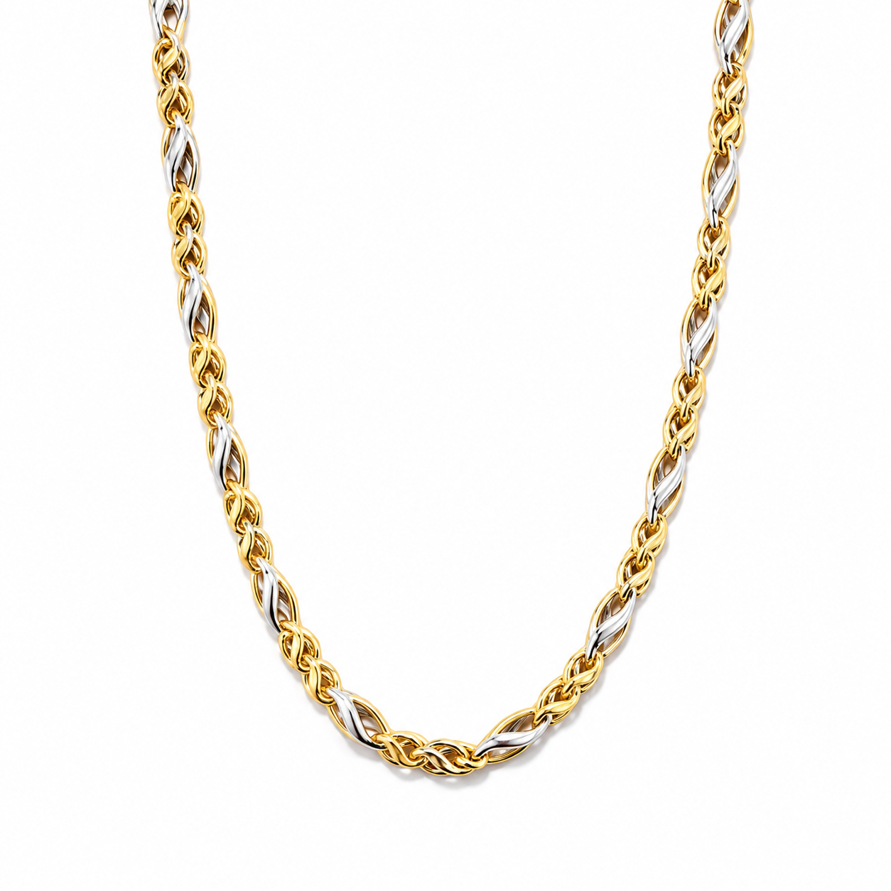 Milleluci Halskette mit Kreuz aus 18 Karat Gold