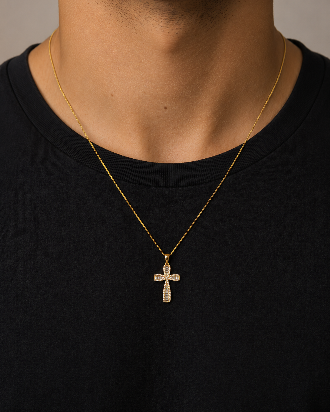 Ciondolo Croce Unisex in oro 18Kt TIZIANO TIZ ORCND 644