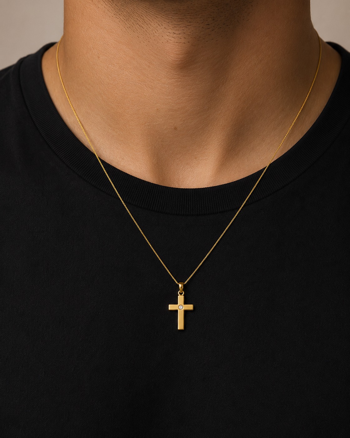 Ciondolo Croce Unisex in oro 18Kt TIZIANO TIZ ORCND 448
