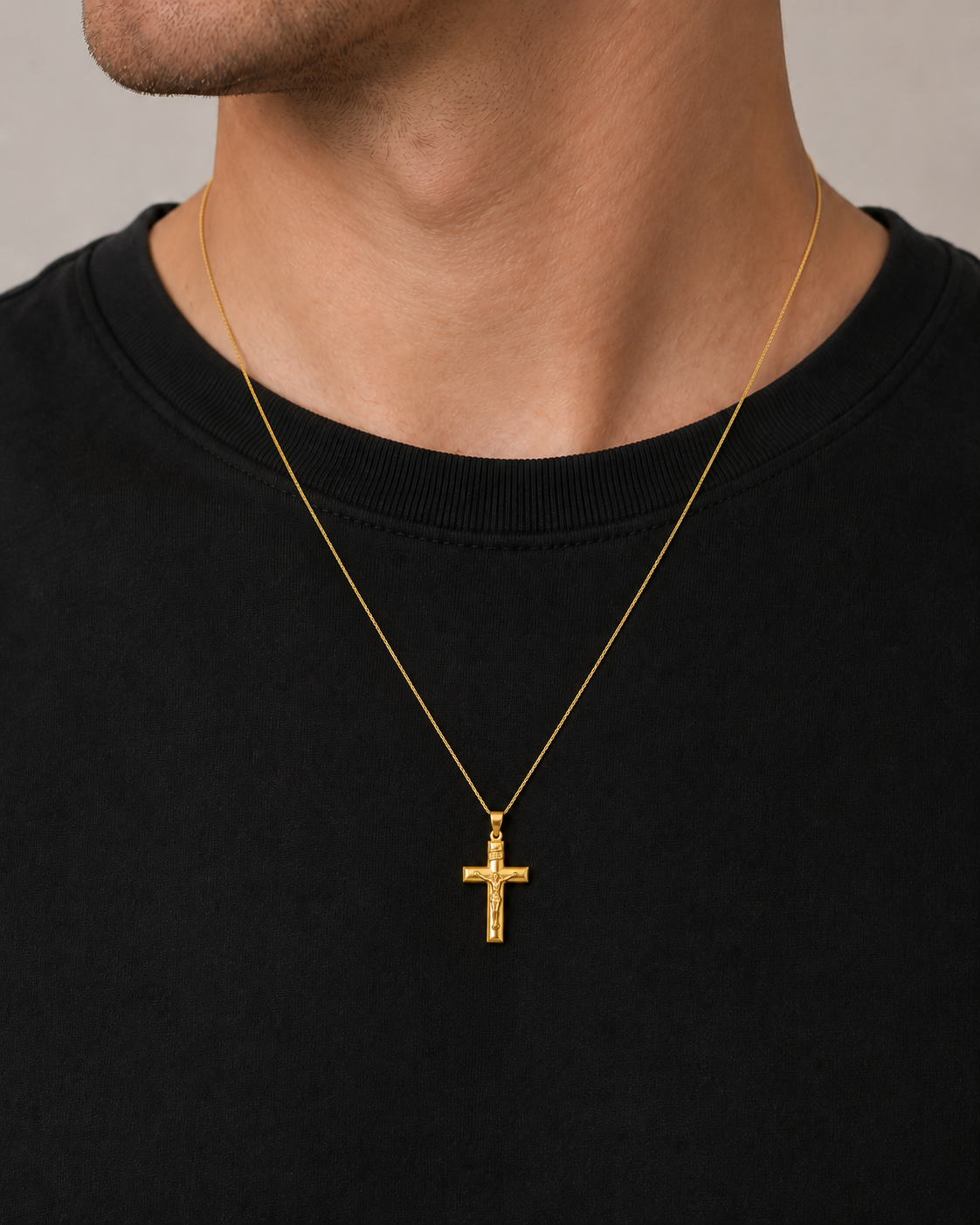 Ciondolo Croce da Uomo in oro 18Kt TIZIANO TIZ ORCND 516