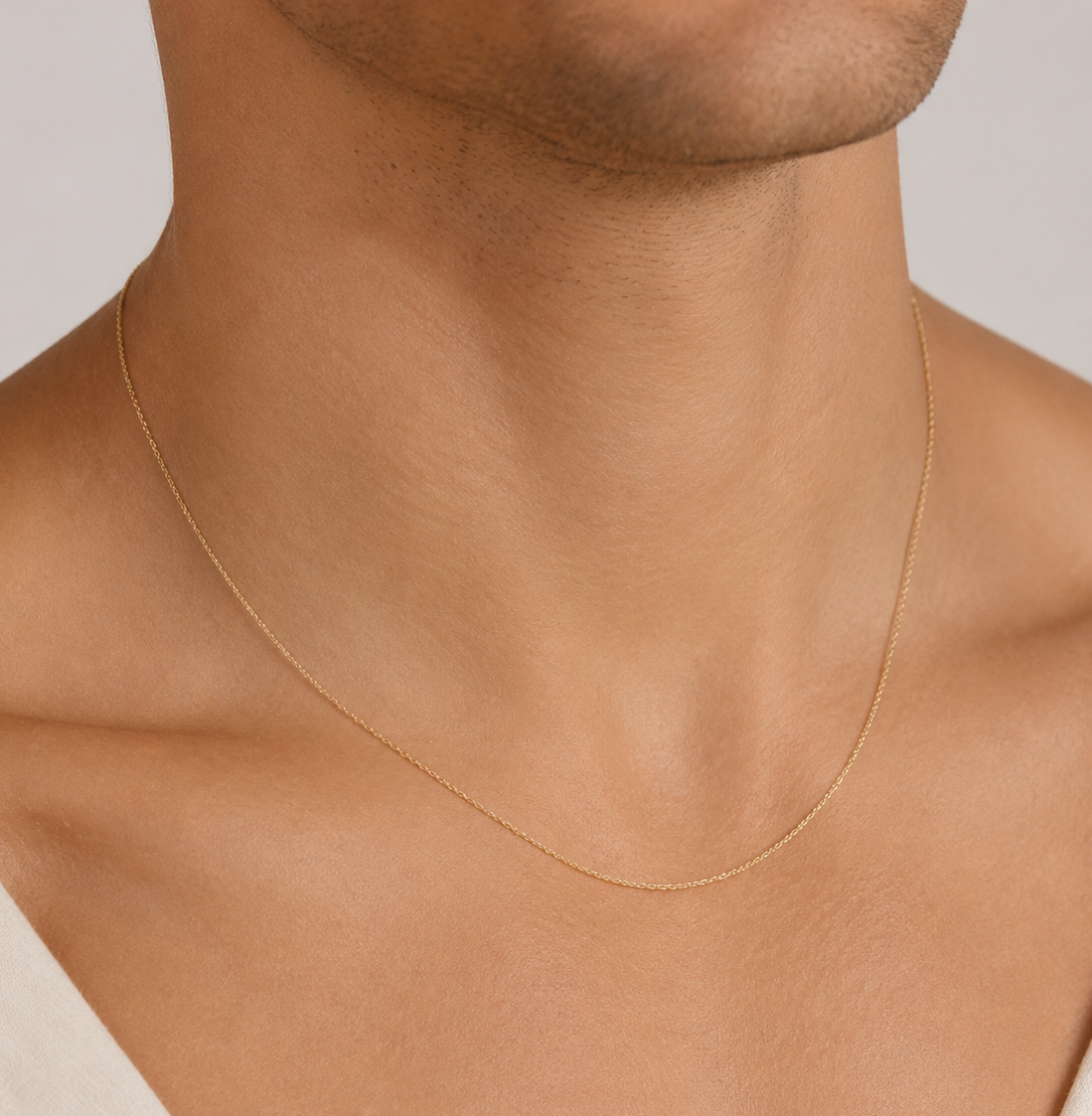 Collana Unisex in Oro Giallo Maglia Fine 18Kt TIZIANO TIZ ORCAT 216/G