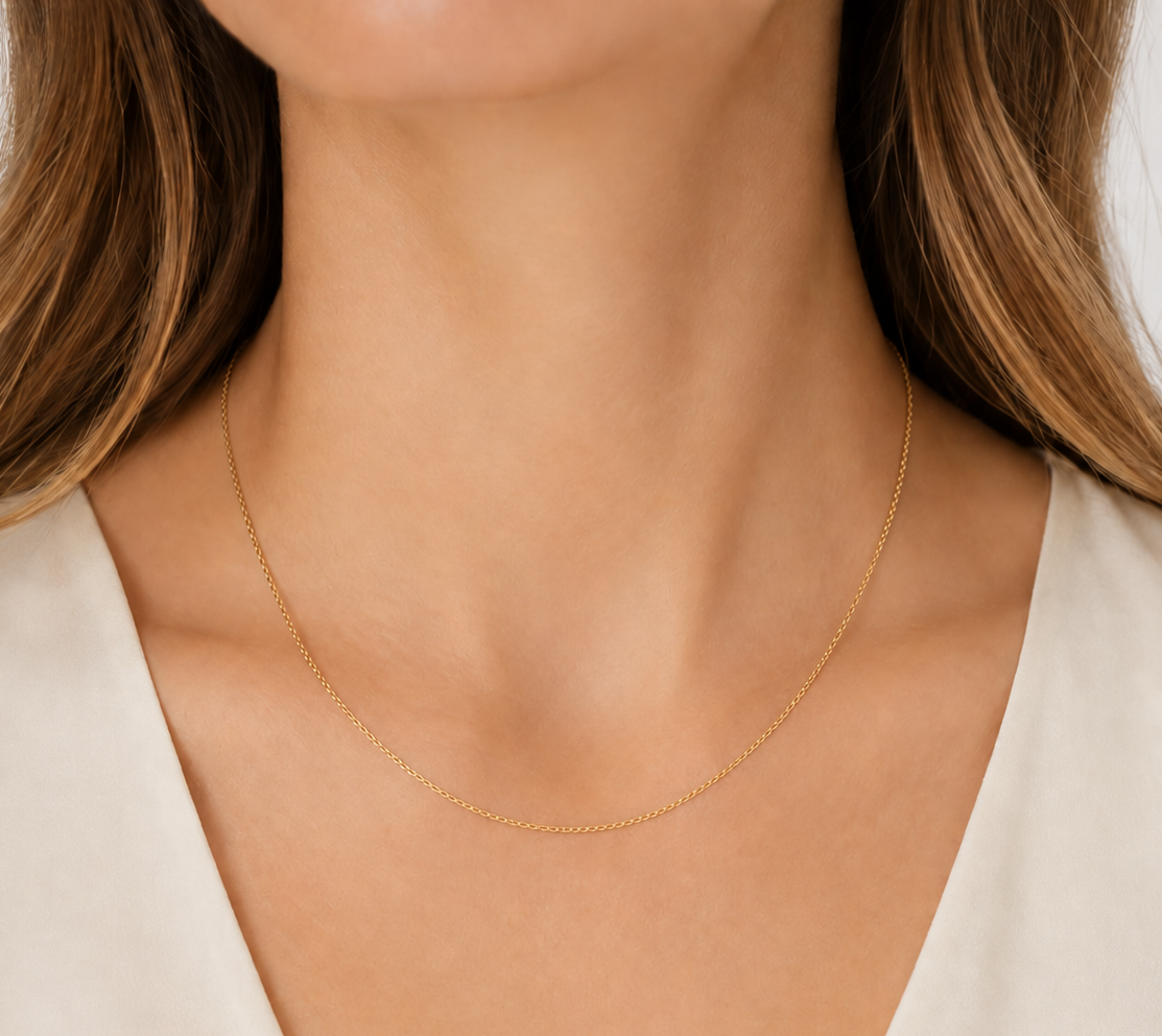 Unisex-Halskette aus 18 Karat Gold TIZIANO TIZ ORCAT 210/G