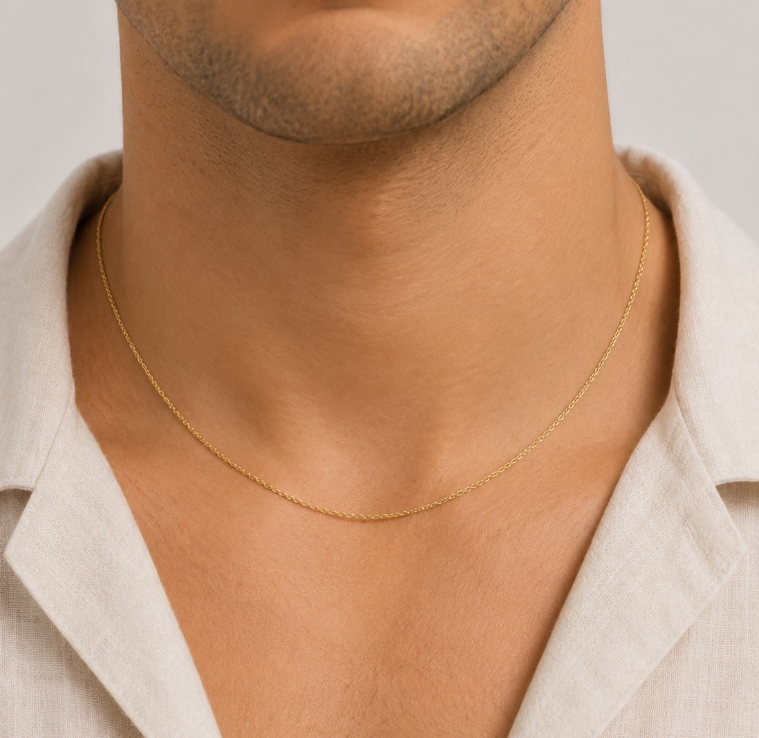 Unisex-Halskette aus 18 Karat Gold TIZIANO TIZ ORCAT 222/G