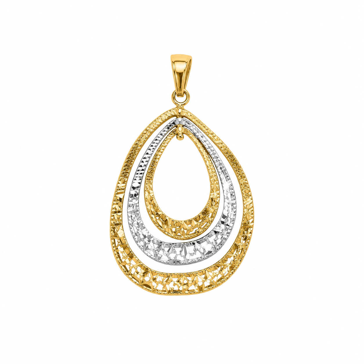 Anhänger Wunderbare Medaille mit Zirkonia in 18 Karat Gold TIZIANO TIZ ORCND 111